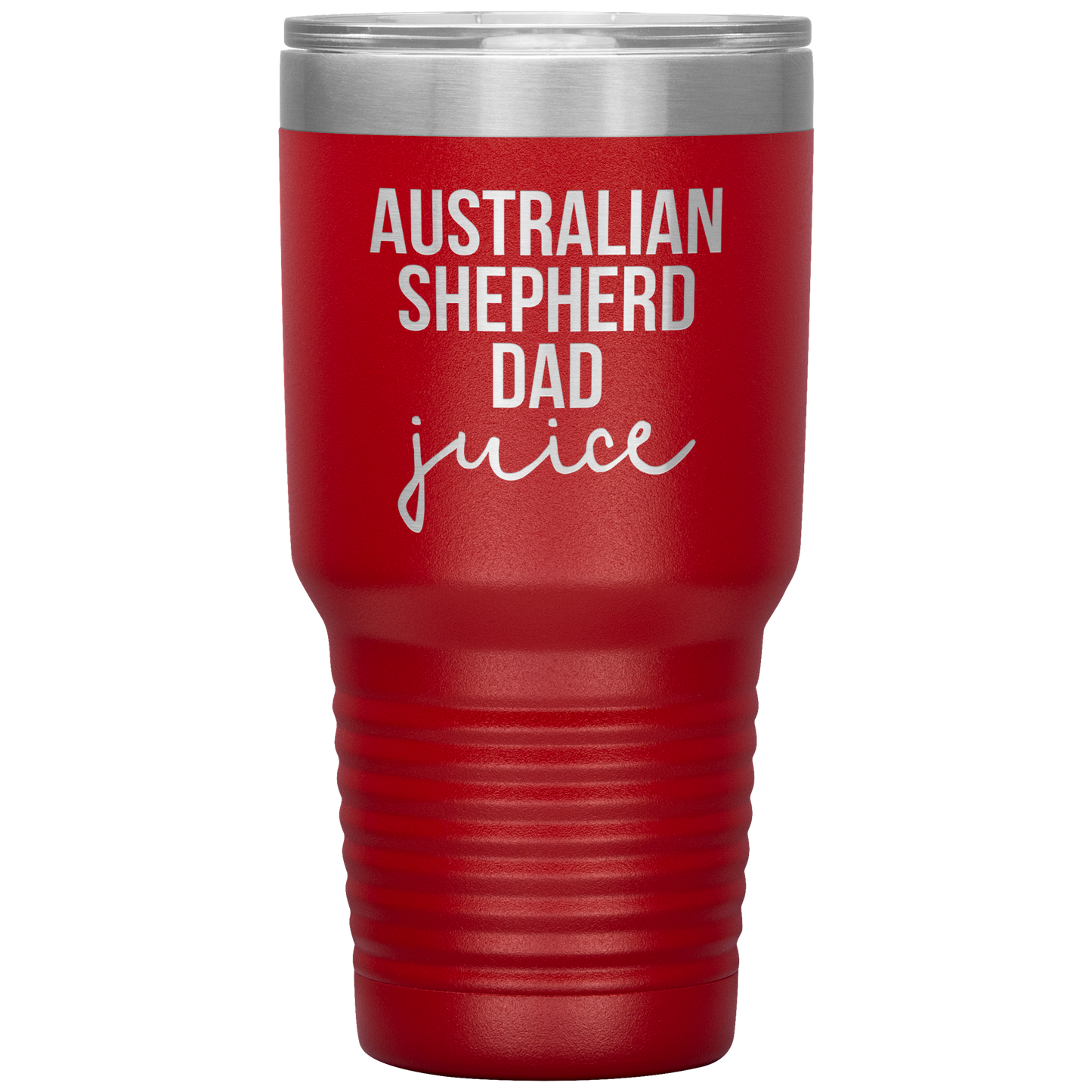 Australian Shepherd Dad Tumbler, Funny Travel Coffee Mug, Birthday Gifts for Men and Women