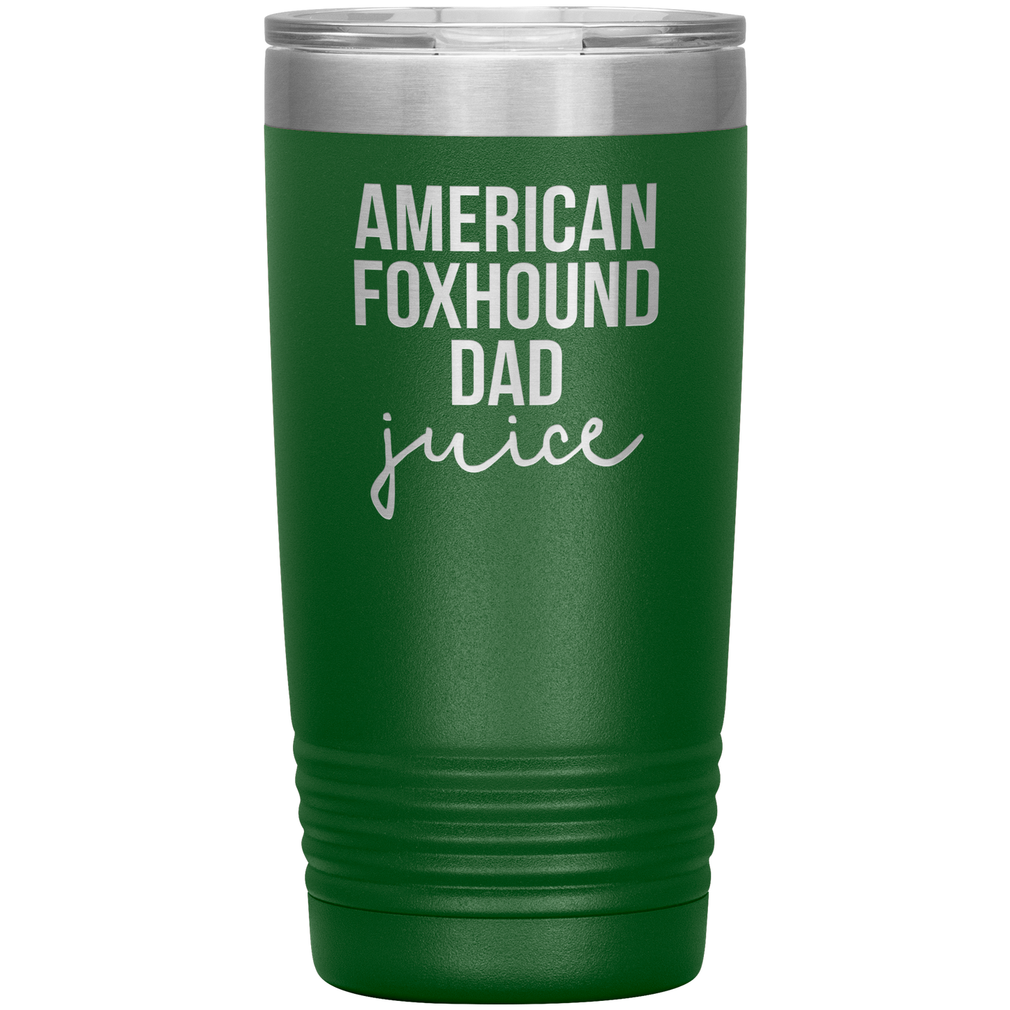 American Foxhound Dad Tumbler, Funny Travel Coffee Mug, Birthday Gifts for Men and Women