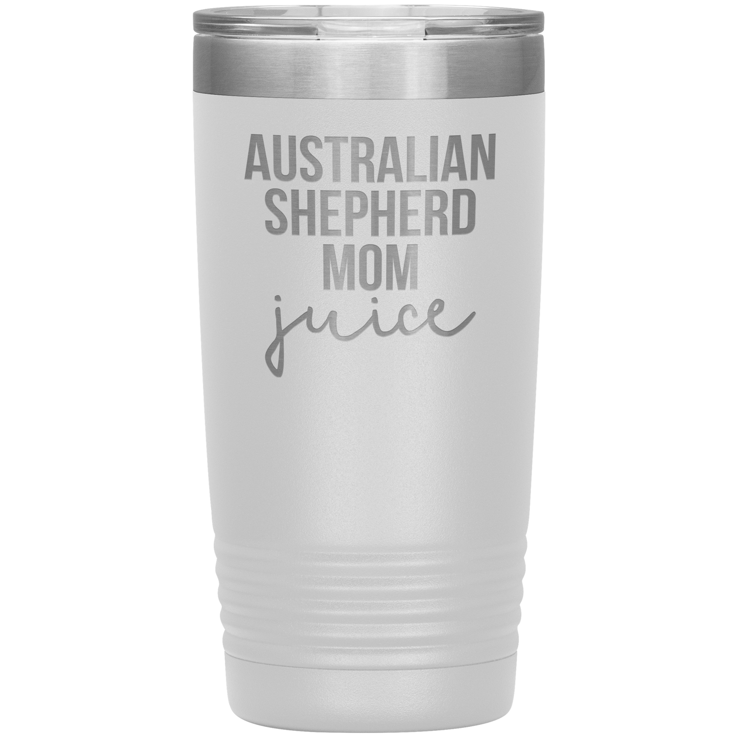 Australian Shepherd Mom Tumbler, Funny Travel Coffee Mug, Birthday Gifts for Men and Women