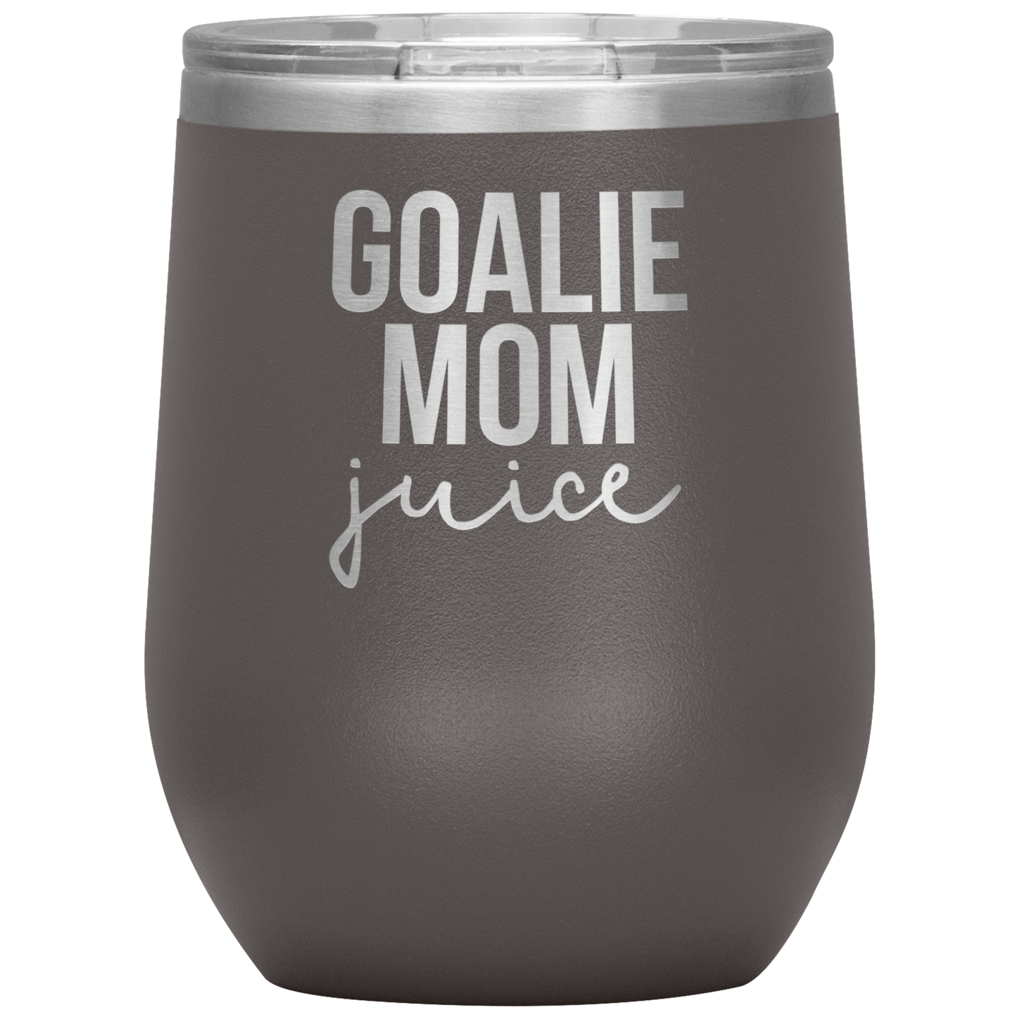 Goalie Mom Gifts, Goalie Mom Wine Cup, Goalie Mom Wine Tumbler, Collie Birthday Gifts for Men and Women