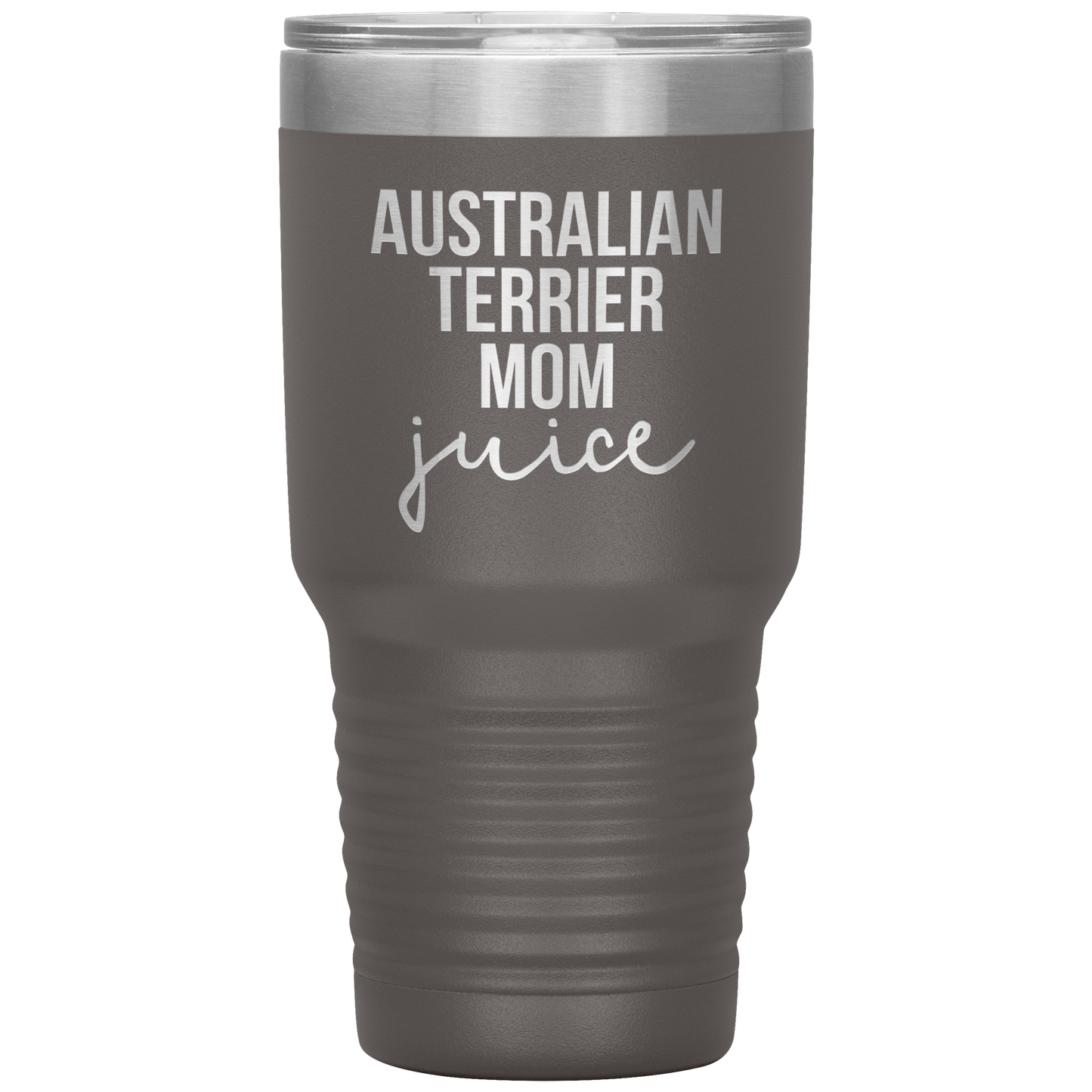 Australian Terrier Mom Tumbler, Funny Travel Coffee Mug, Birthday Gifts for Men and Women