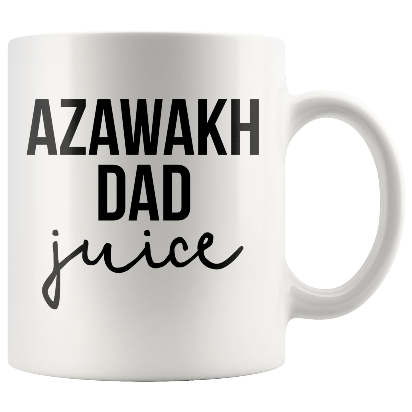 Azawakh Dad Gifts, Coffee Mug, Two Tone Accent Cup, Birthday Gift for Men and Women