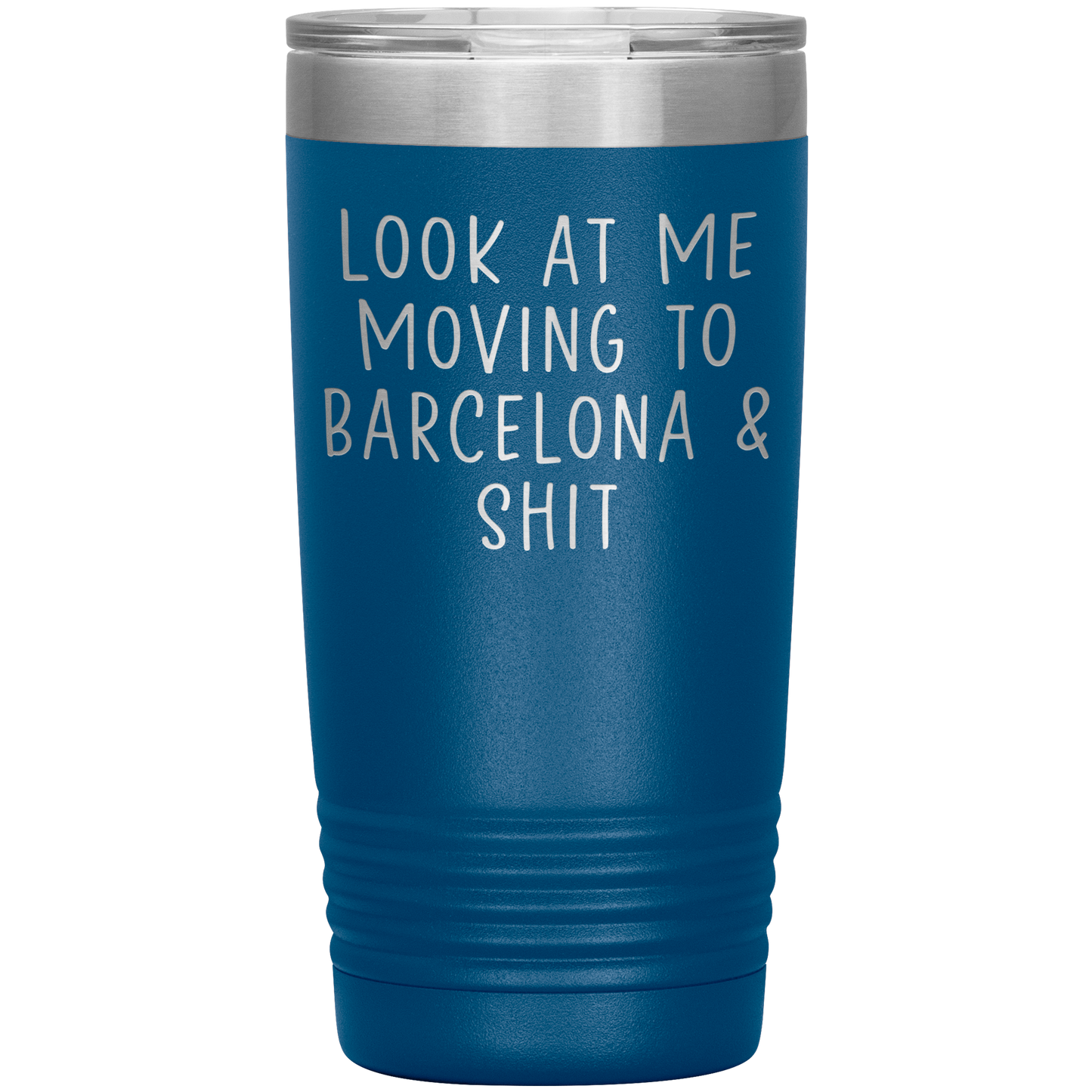 Moving to Barcelona Spain Tumbler, Funny Moving Away Travel Coffee Mug, Birthday Gifts for Men and Women