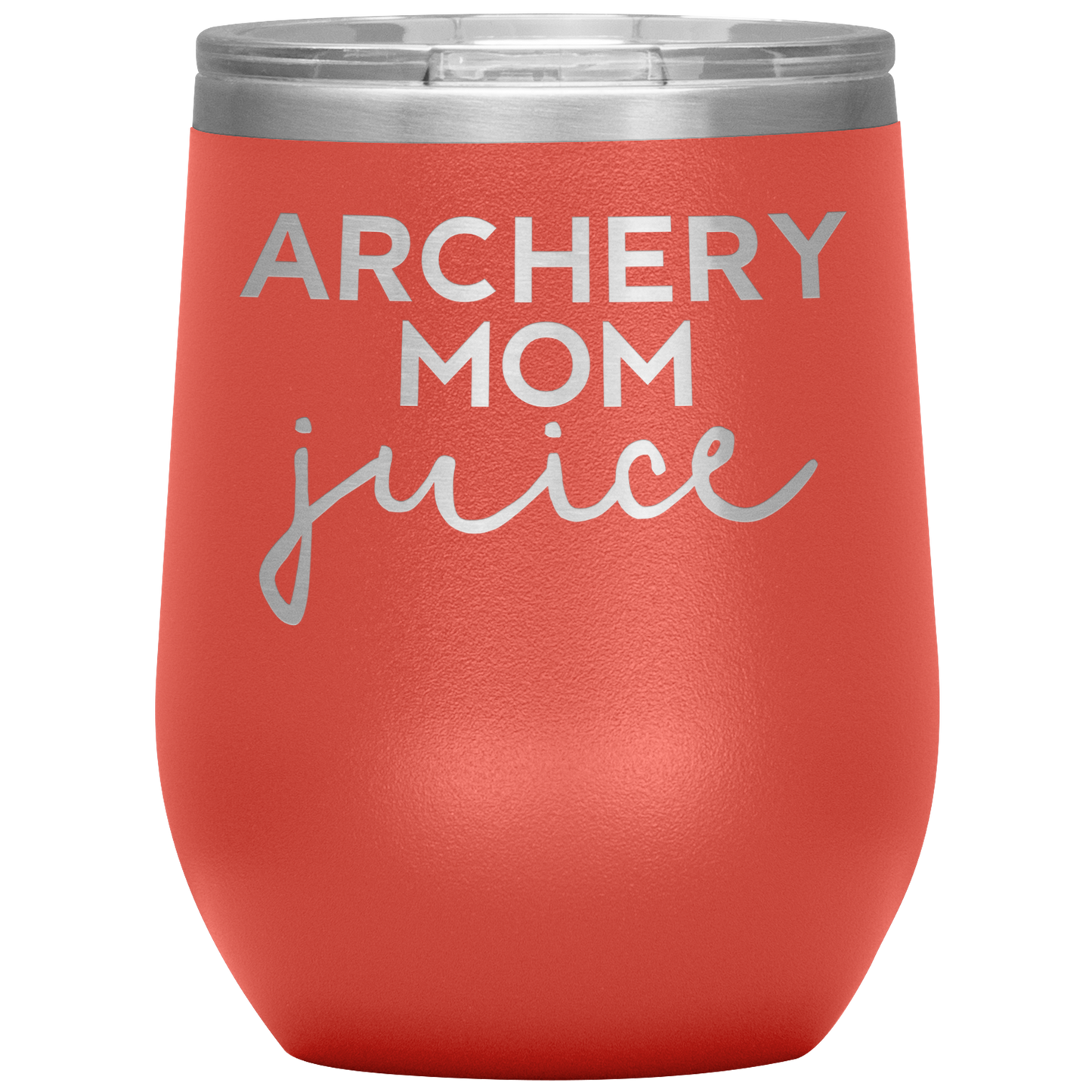 Archery Mom Wine Tumbler, Archery Mom Gifts, Archery Mom Wine Cup, Presentes de Aniversário para Homens e Mulheres