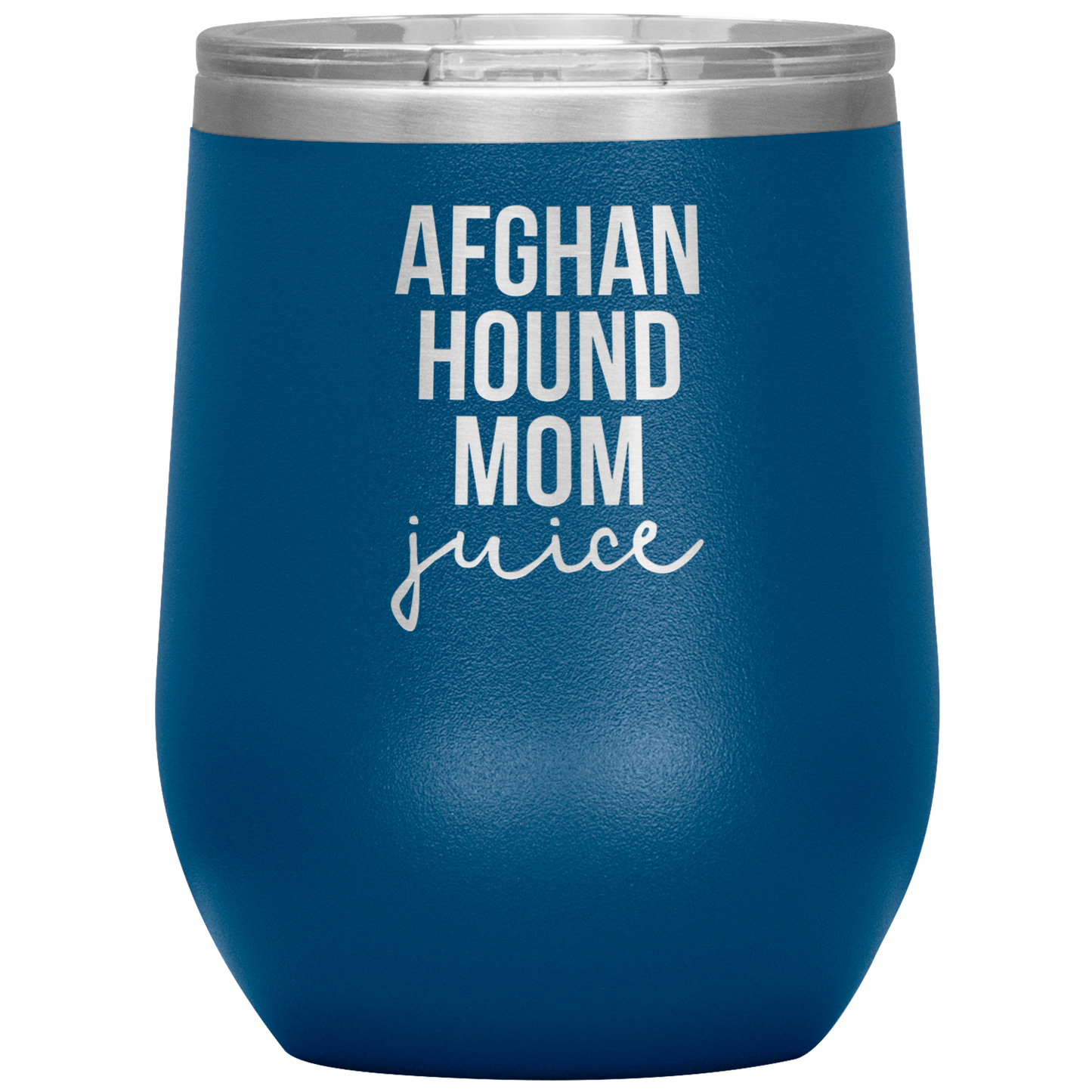 Afghan Hound Mom Wine Tumbler, Funny Travel Wine Cup, Birthday Gifts for Men and Women