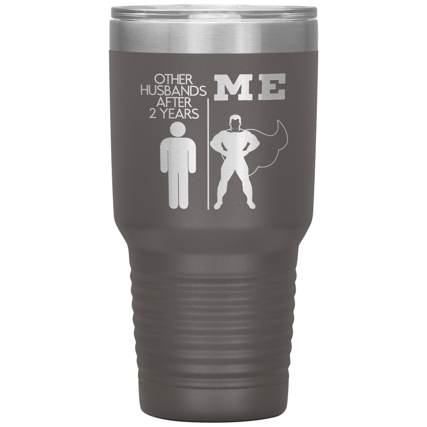 2nd Anniversary Tumbler, 2nd Anniversary Gifts, Travel Coffee Mug, Birthday Gifts for Men and Women