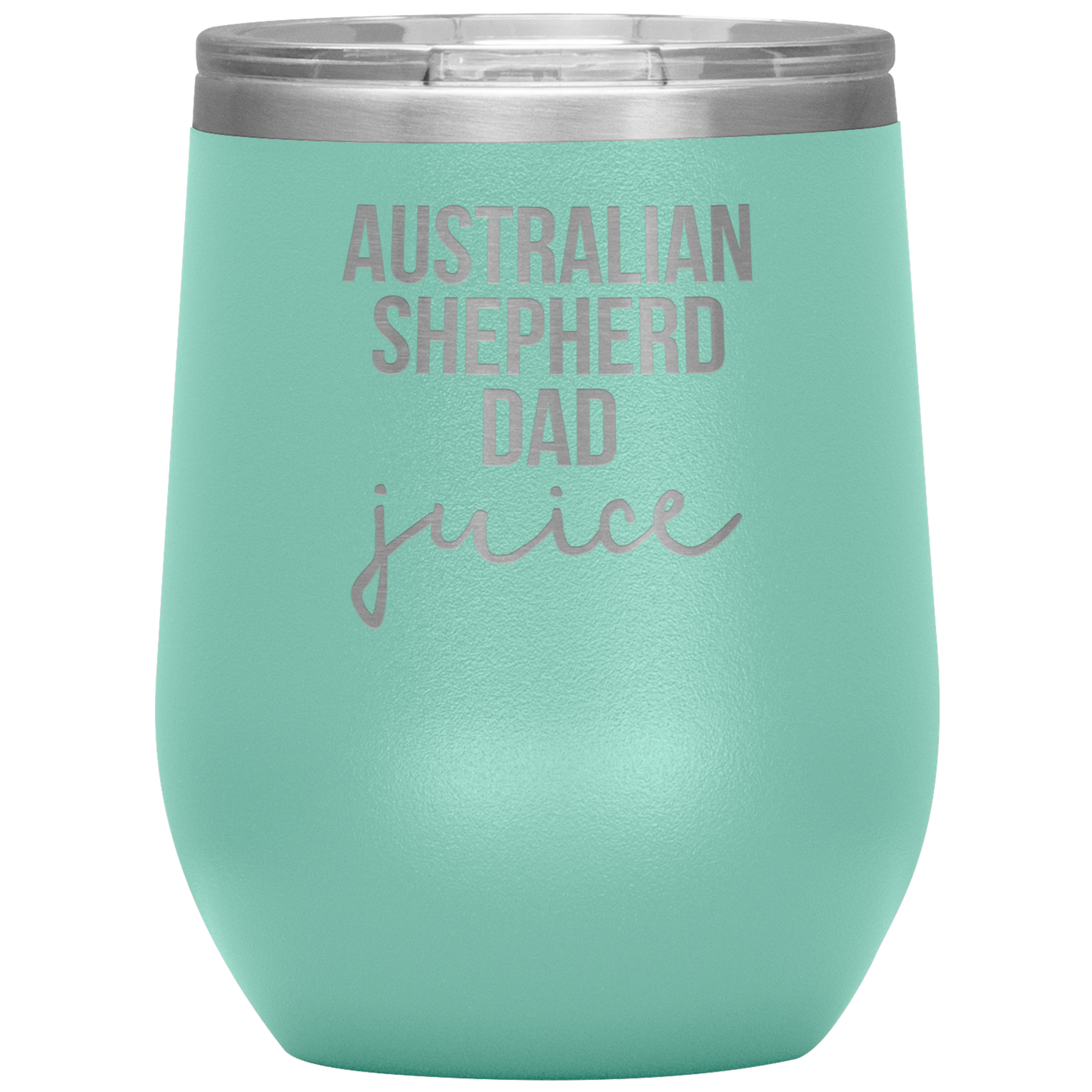 Australian Shepherd Dad Tumbler, Australian Shepherd Dad Gifts, Travel Wine Cup, Birthday Gifts for Men and Women