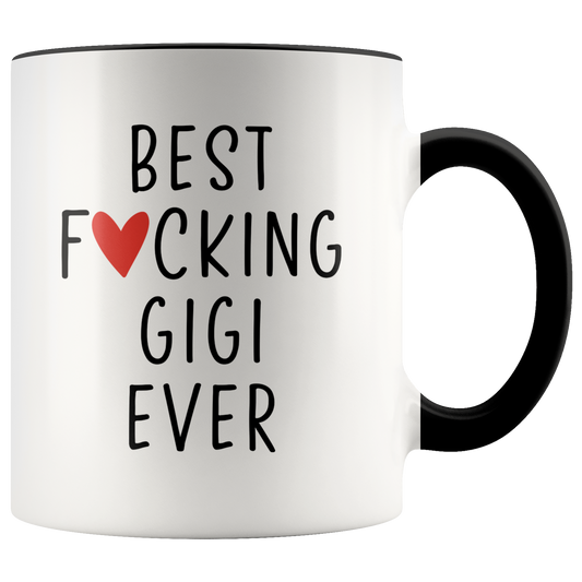 Gigi Gifts, Coffee Mug, Two Tone Accent Cup, Birthday Gift for Men and Women