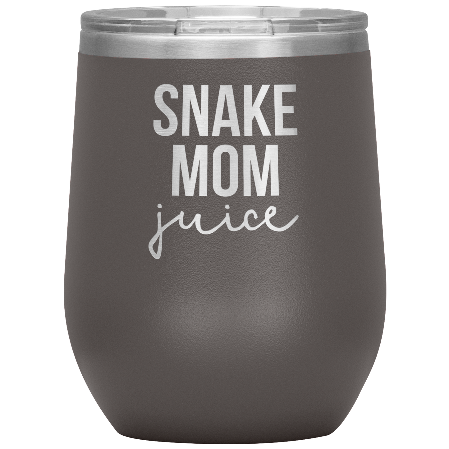 Snake Mom Wine Tumbler, Snake Mom Gifts, Travel Wine Cup, Birthday Gifts for Men and Women