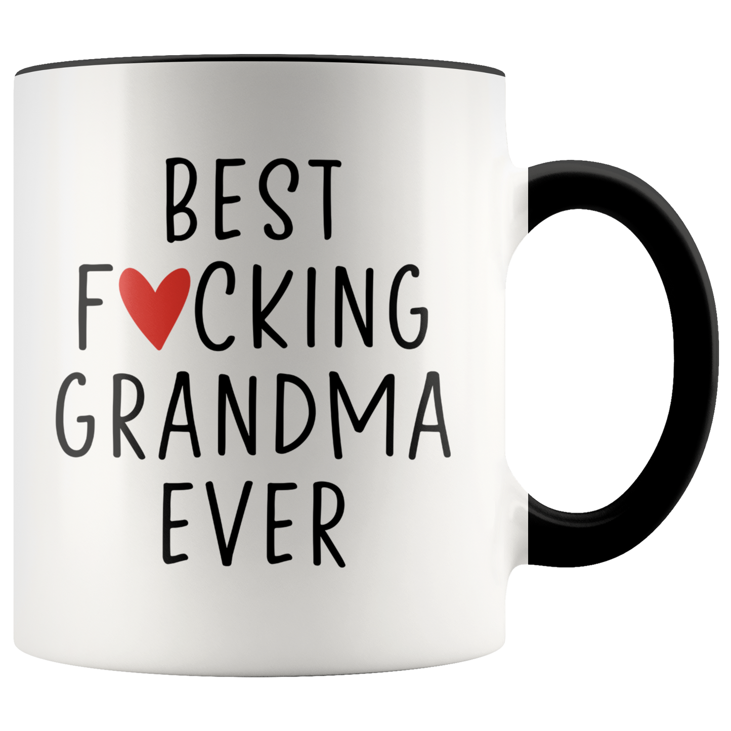 Grandma Gifts, Coffee Mug, Two Tone Accent Cup, Birthday Gift for Men and Women