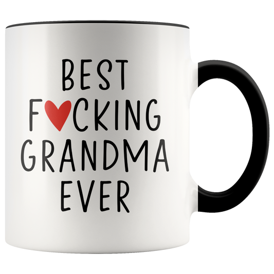 Grandma Gifts, Coffee Mug, Two Tone Accent Cup, Birthday Gift for Men and Women