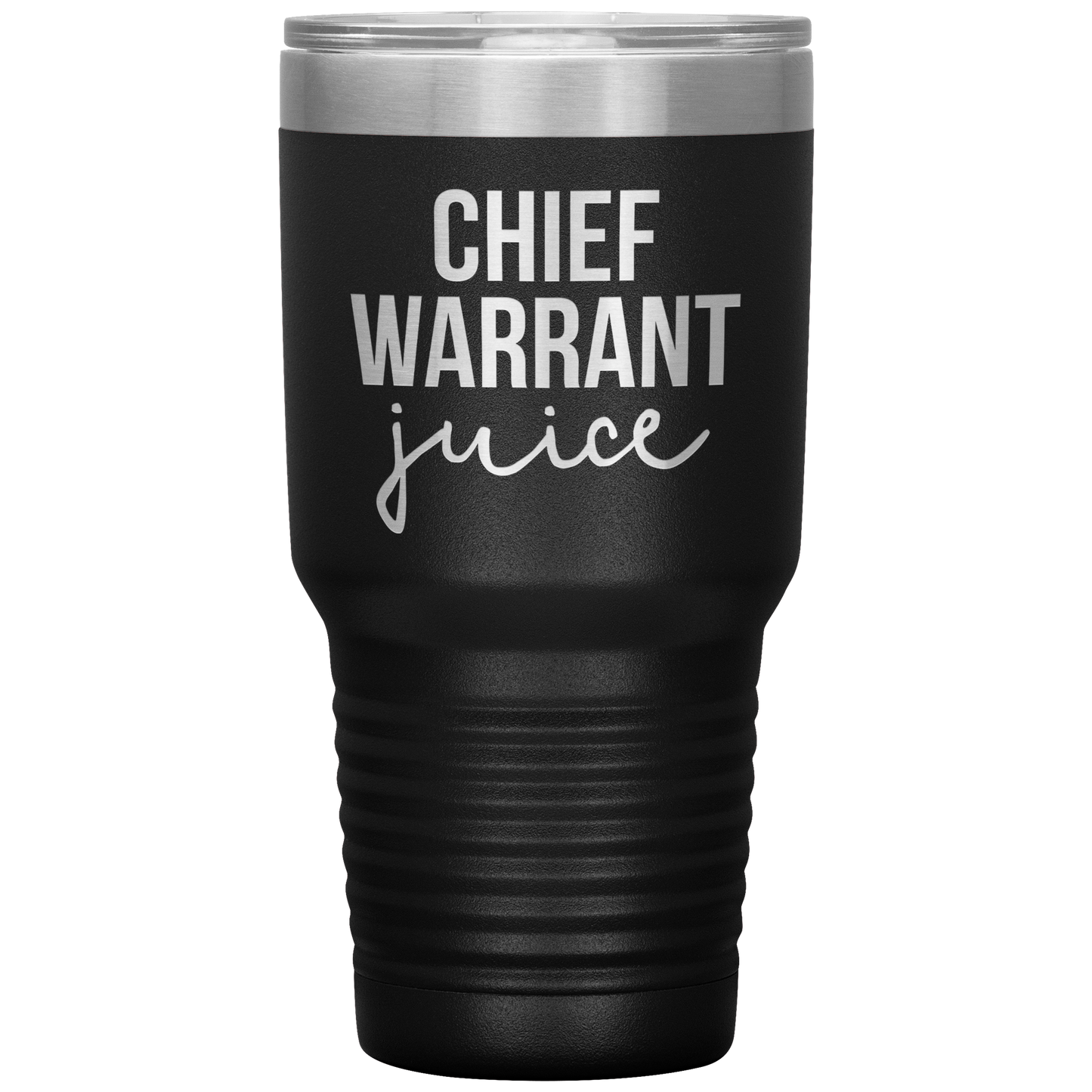 Chief Warrant Tumbler, Chief Mandado Gifts, Travel Coffee Mug, Birthday Gifts para Homens e Mulheres