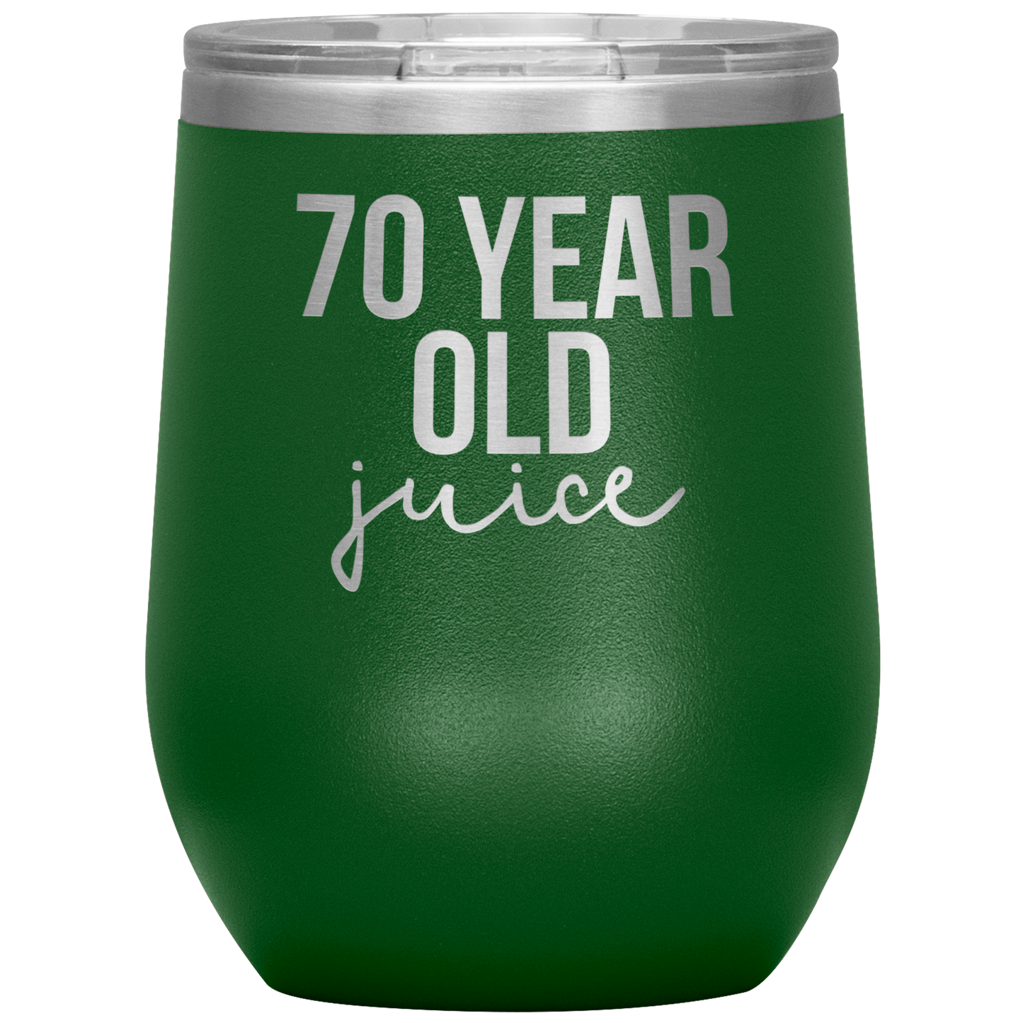 70th Birthday Gifts, 70th Birthday Wine Cup, 70 Year Old Birthday Wine Tumbler, Birthday Gifts for Men and Women