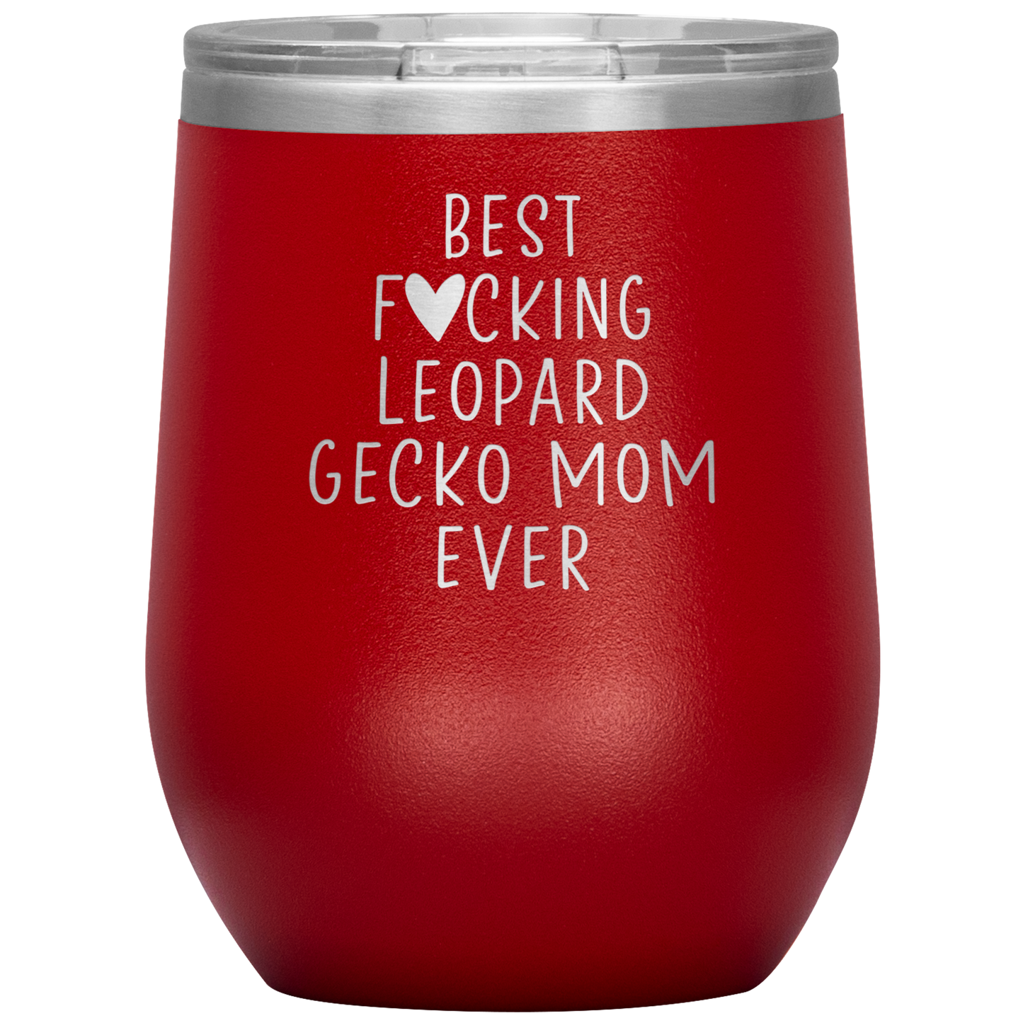 Leopard Gecko Mom Wine Tumbler, Leopard Gecko Mom Gifts, Travel Wine Cup, Birthday Gifts for Men and Women