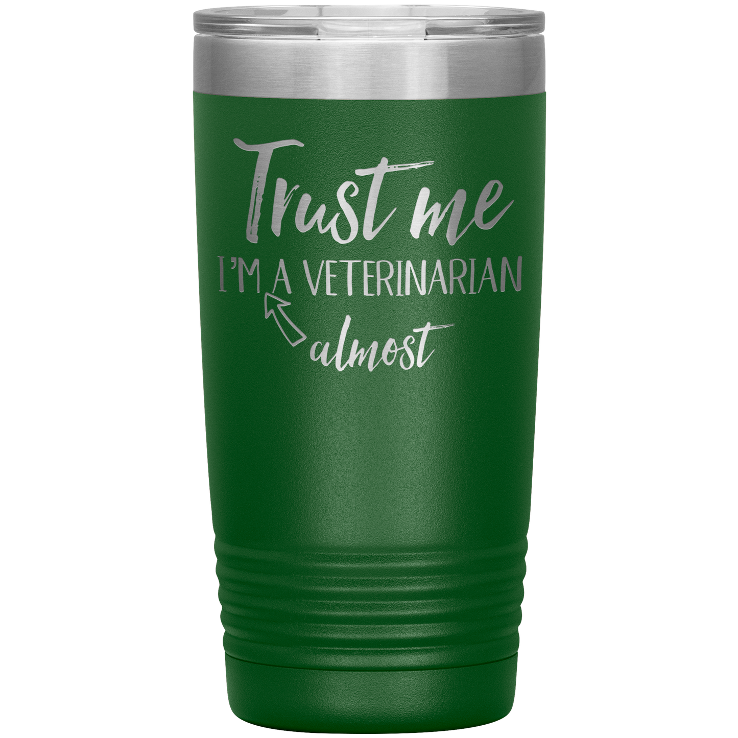 Presentes de estudantes da escola veterinária, caneca de café de pós-graduação da escola veterinária, tumbler de formatura, presentes de aniversário de Collie para homens e mulheres