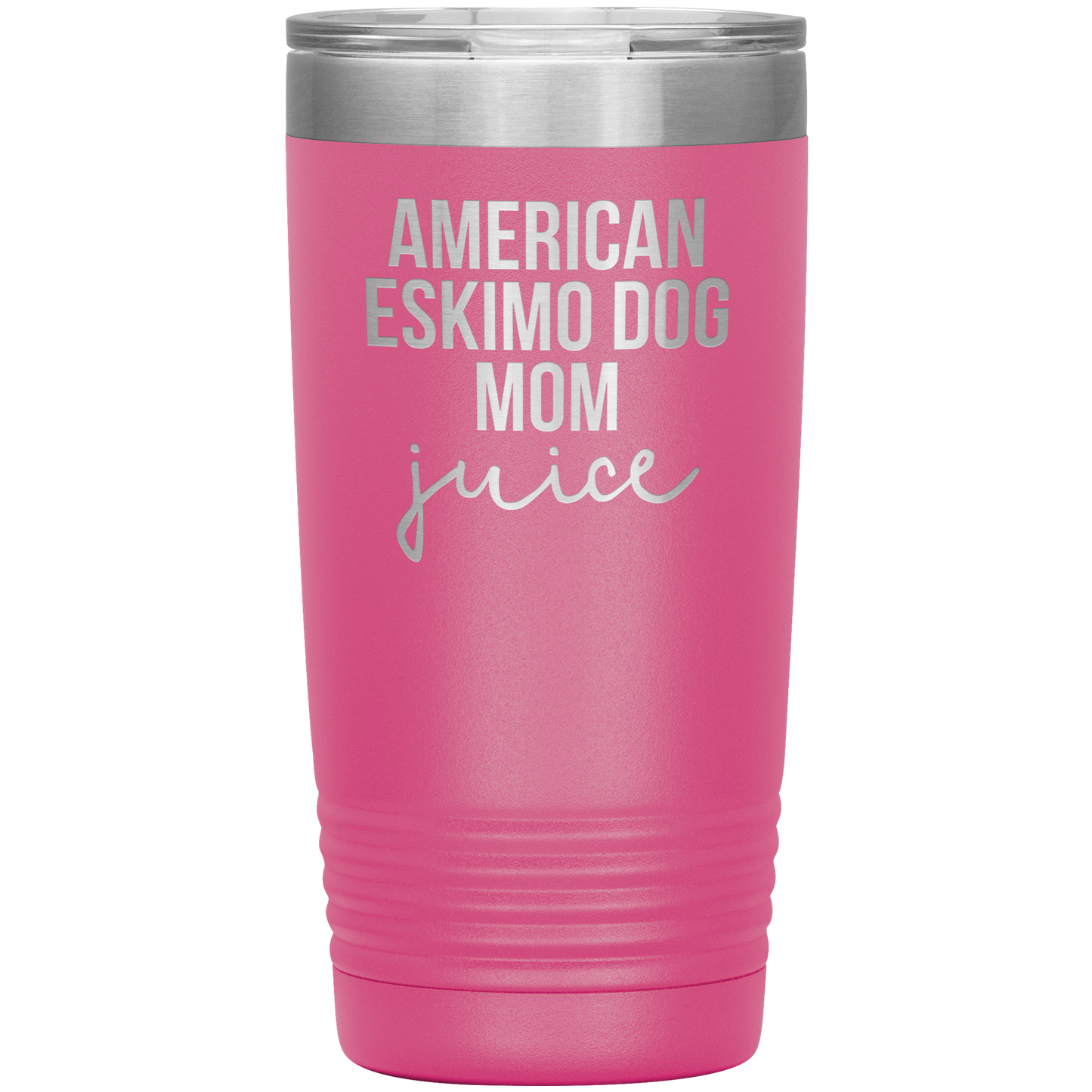 American Eskimo Dog Mom Tumbler, Funny Travel Coffee Mug, Birthday Gifts for Men and Women