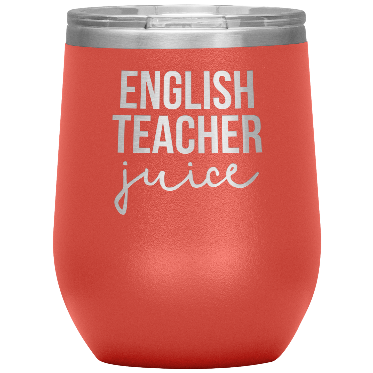 English Teacher Wine Tumbler, English Teacher Gifts, Travel Wine Cup, Birthday Gifts for Men and Women