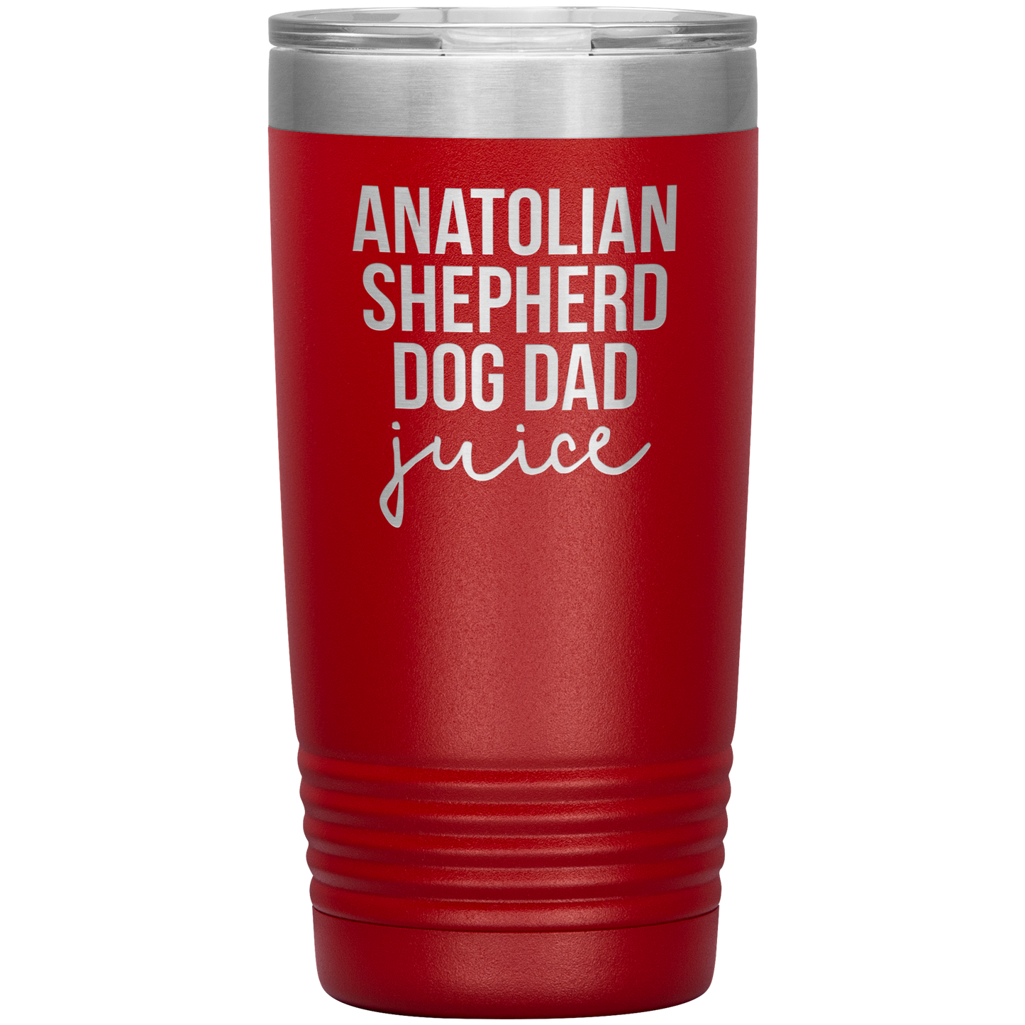 Anatolian Shepherd Dog Dad Tumbler, Funny Travel Coffee Mug, Birthday Gifts for Men and Women