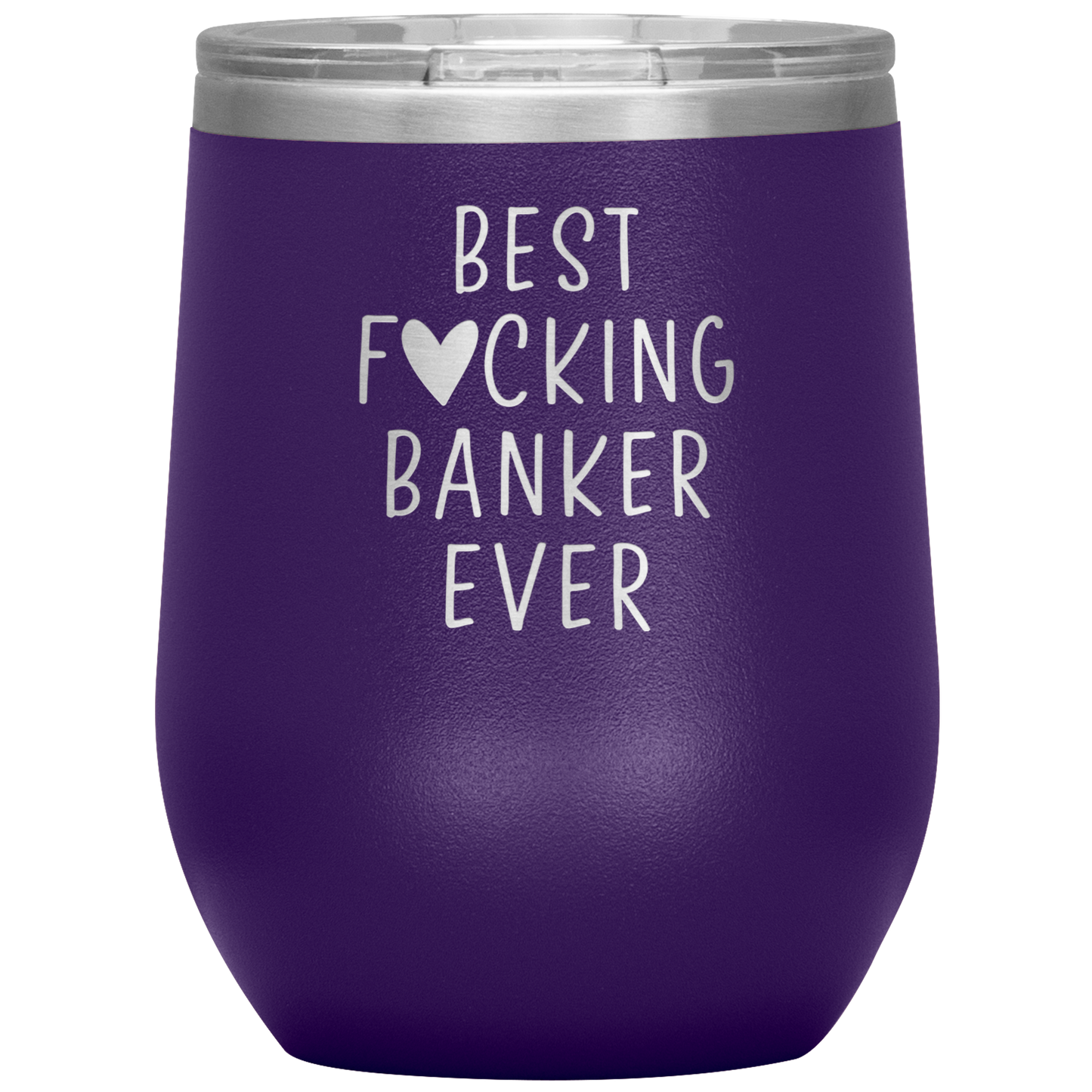 Banker Wine Tumbler, Funny Gifts, Travel Wine Cup, Birthday Gifts for Men and Women