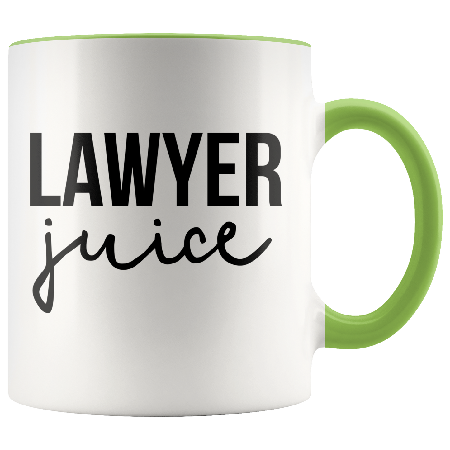 Lawyer Gifts, Coffee Mug, Two Tone Accent Cup, Birthday Gift for Men and Women