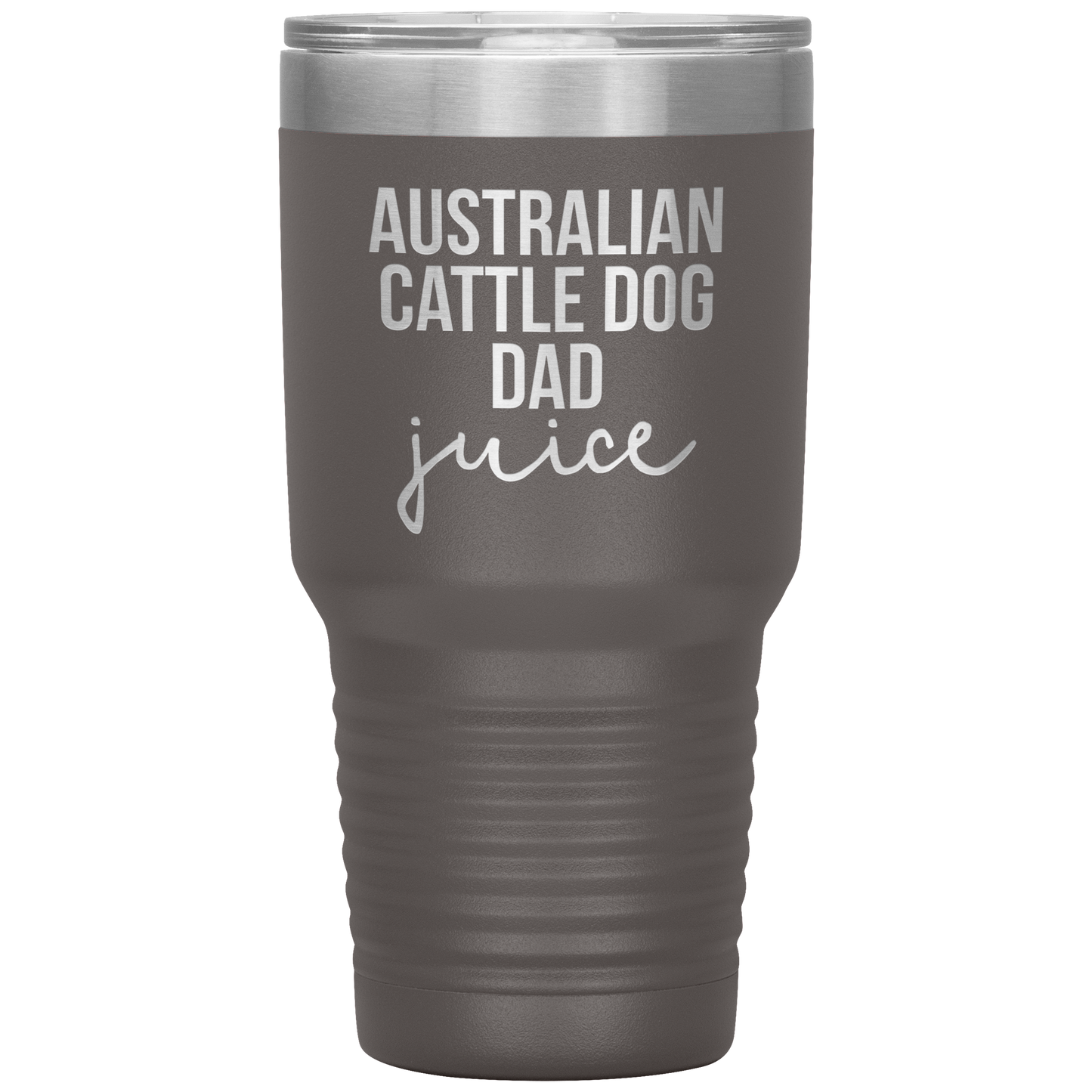 Australian Cattle Dog Dad Tumbler, Funny Travel Coffee Mug, Birthday Gifts for Men and Women