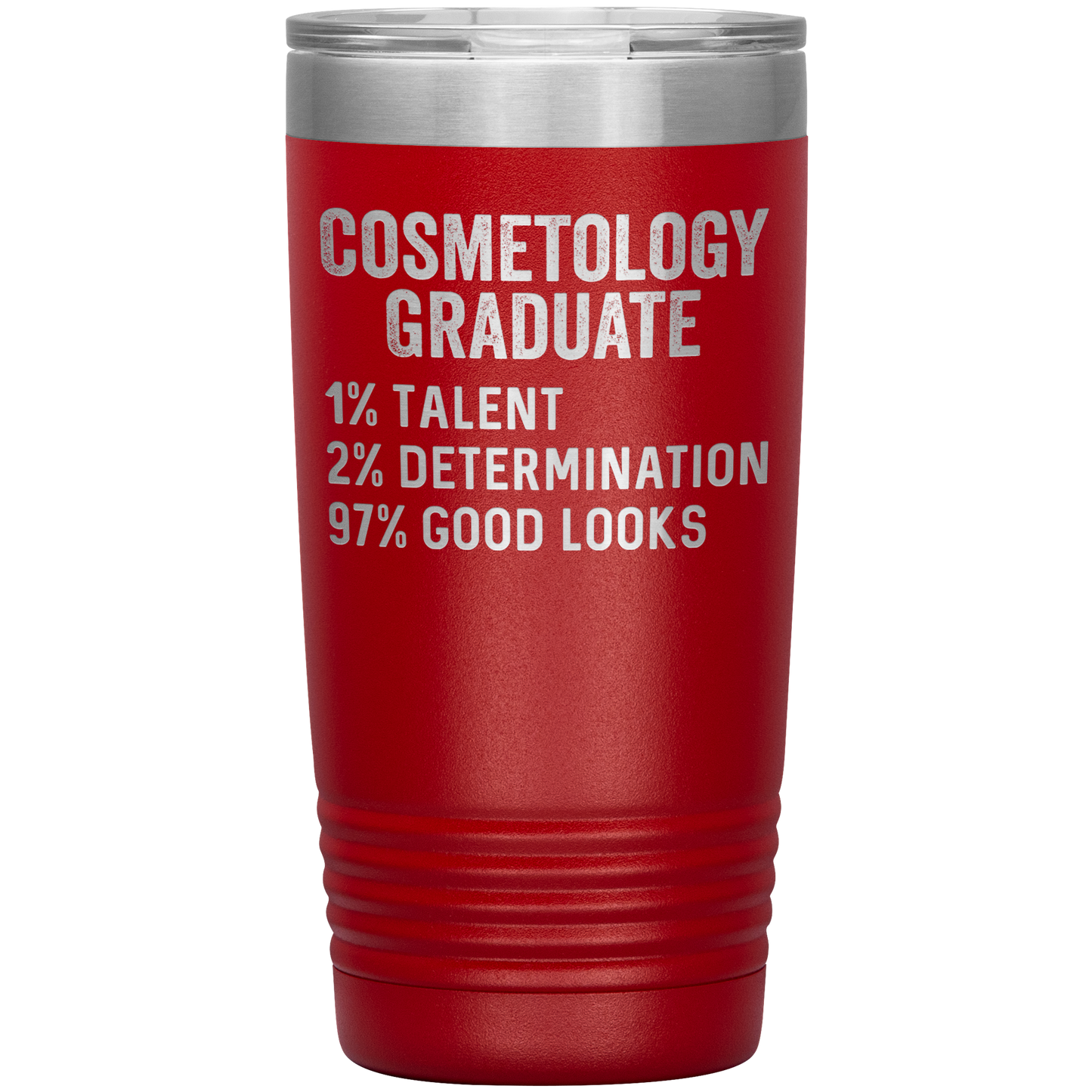 Cosmetology Graduate Tumbler, Funny Cosmetologist Graduation Travel Coffee Mug, Birthday Gifts for Men and Women