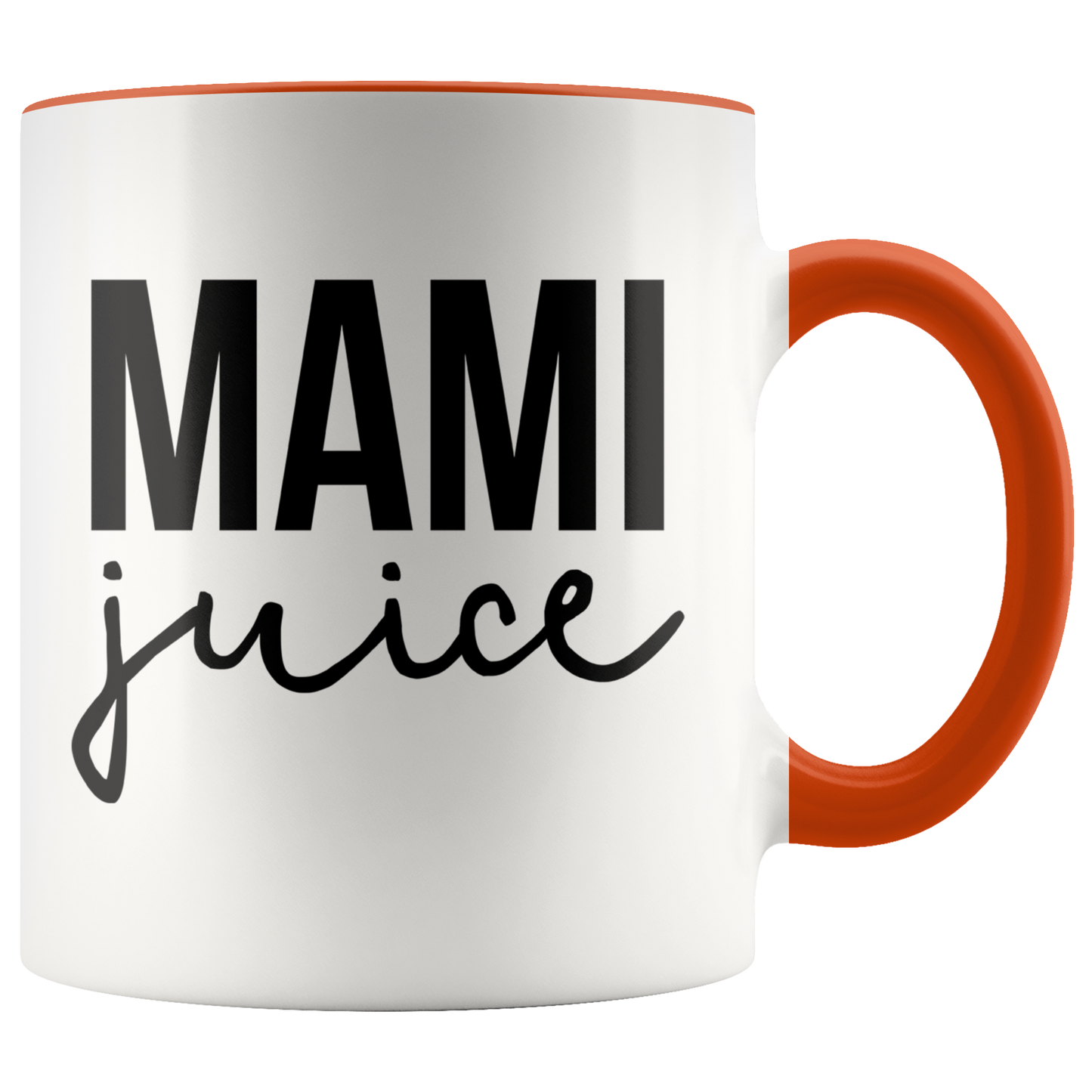 Mami Gifts, Coffee Mug, Two Tone Accent Cup, Birthday Gift for Men and Women