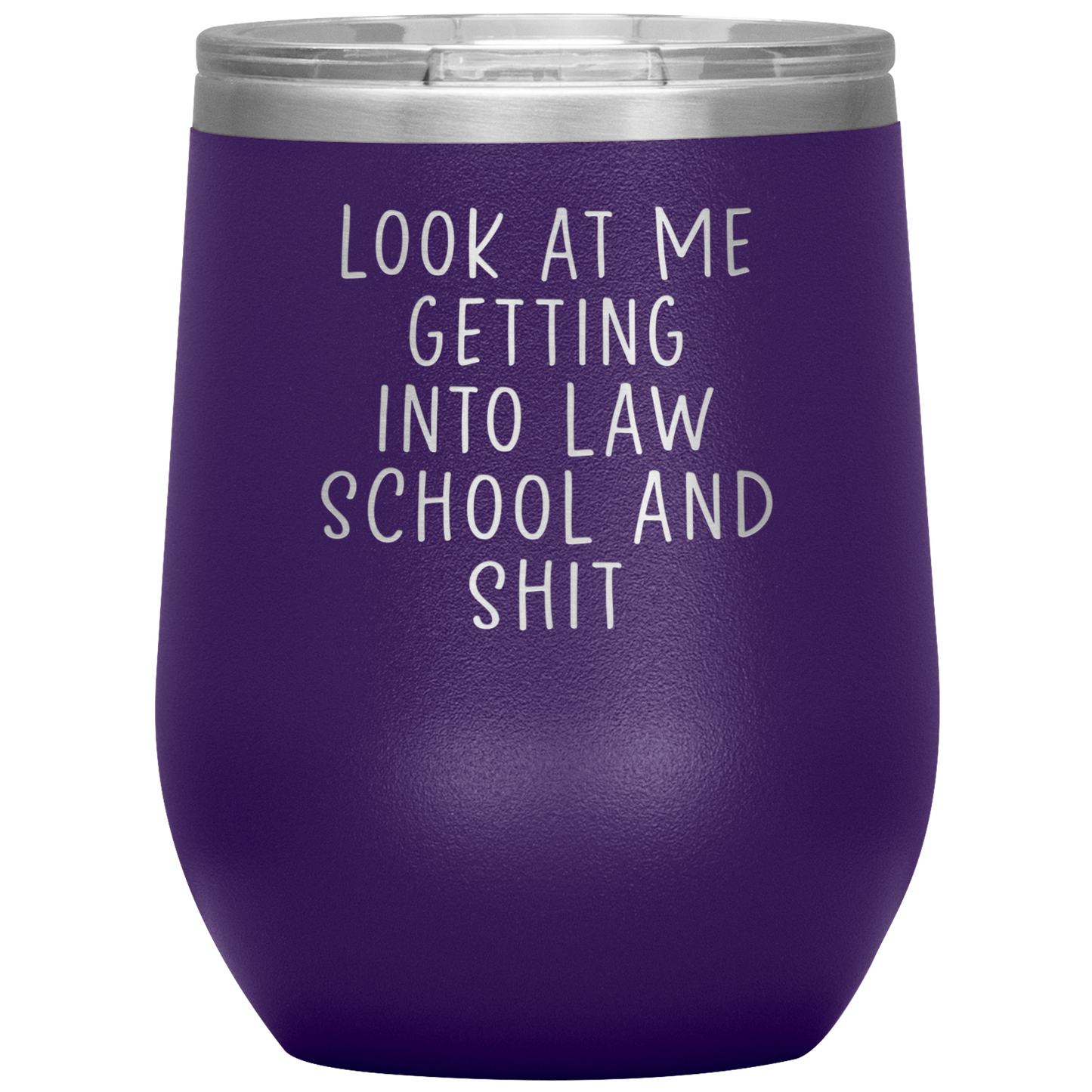 Law School Student Wine Tumbler, Law School Student Gifts, Travel Wine Cup, Birthday Gifts for Men and Women