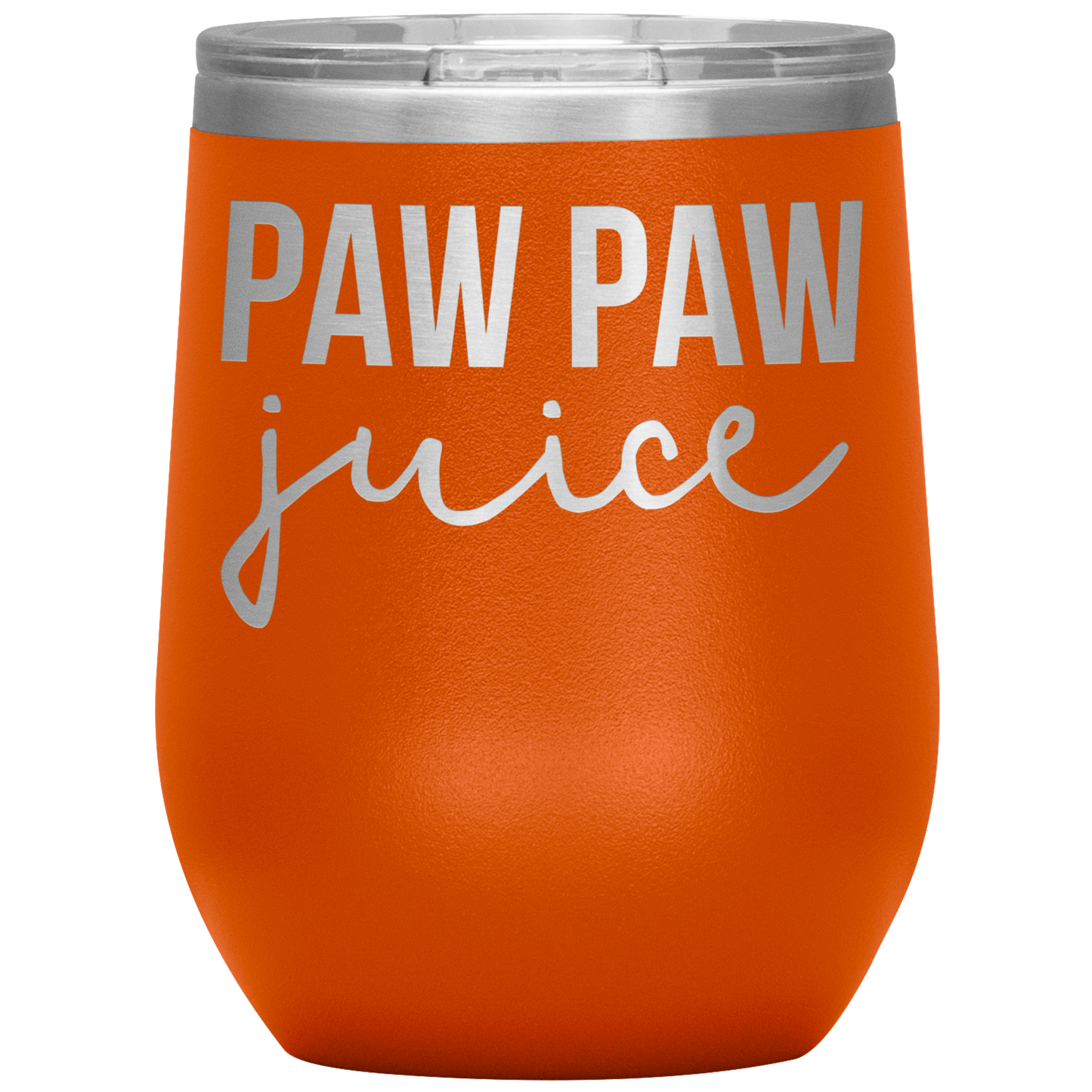 Paw Paw Wine Tumbler, Paw Paw Gifts, Travel Wine Cup, Birthday Gifts for Men and Women