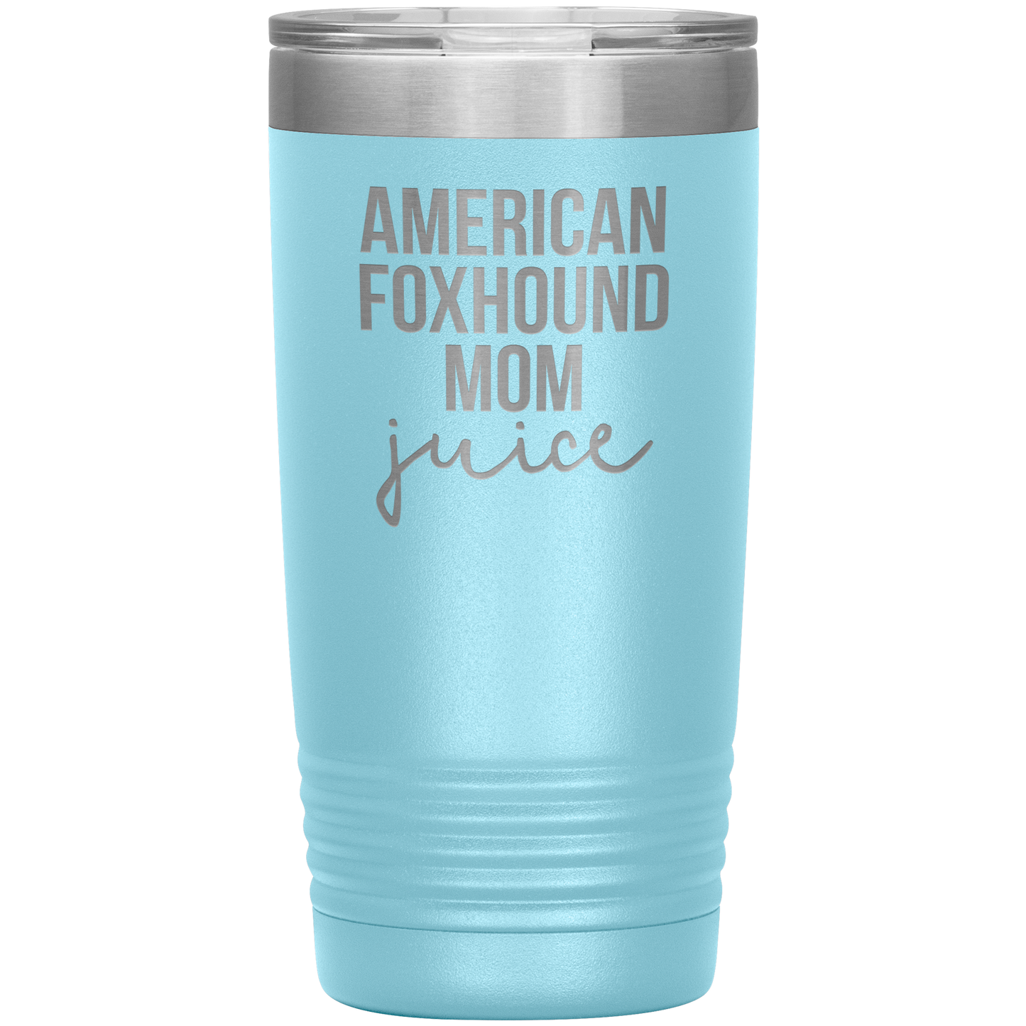 American Foxhound Mom Tumbler, Funny Travel Coffee Mug, Birthday Gifts for Men and Women