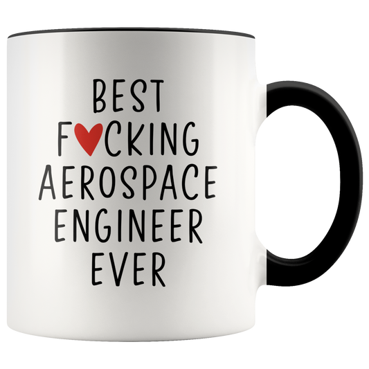 Aerospace engineer Gifts, Coffee Mug, Two Tone Accent Cup, Birthday Gift for Men and Women