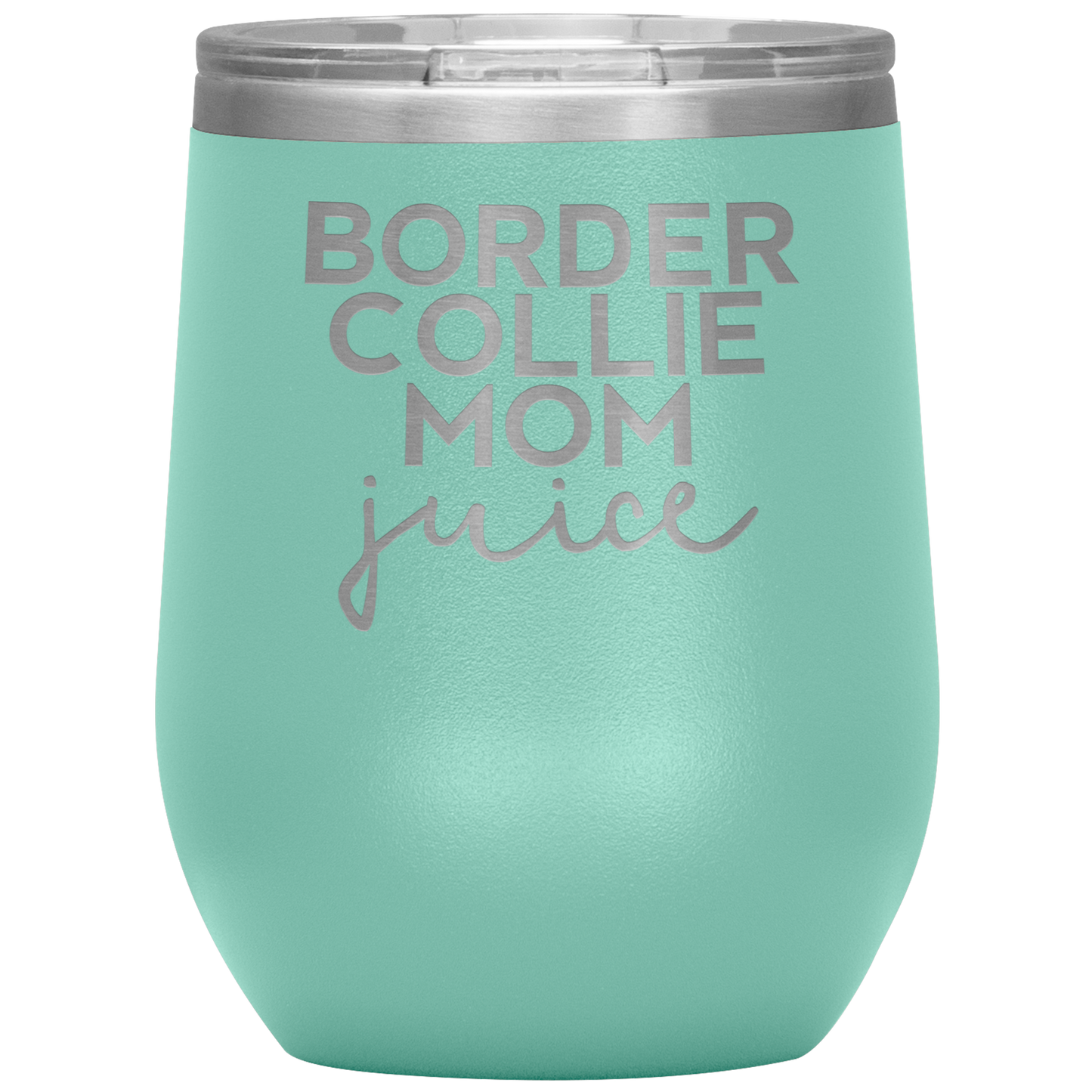 Border Collie Mamma Wine Tumbler, Border Collie Mamma Doni, Travel Wine Cup, Compleanno Regali per Uomini e Donne