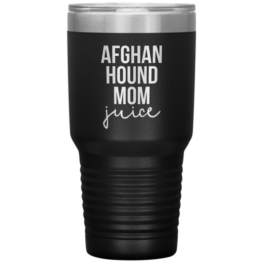 Afghan Hound Mom Tumbler, Funny Travel Coffee Mug, Birthday Gifts for Men and Women