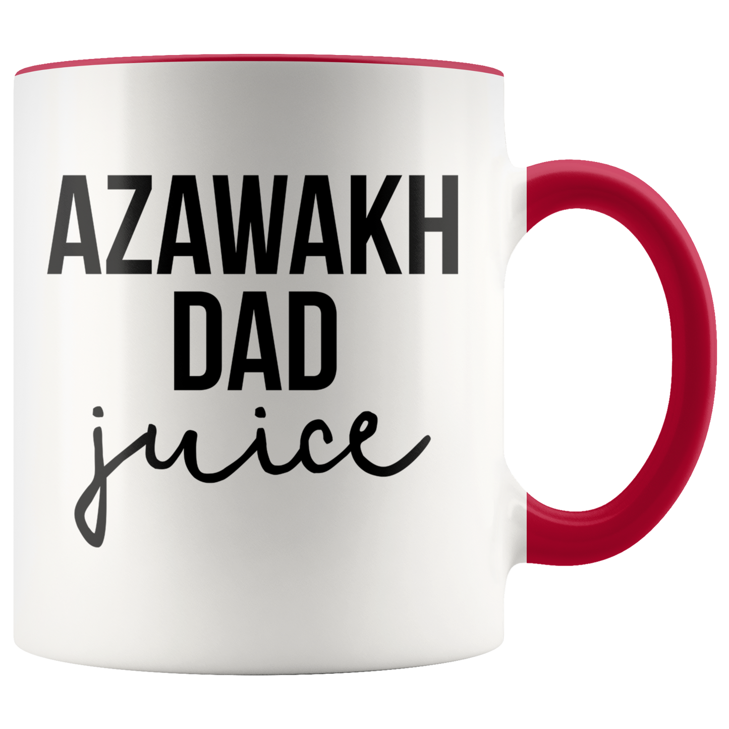 Azawakh Dad Gifts, Coffee Mug, Two Tone Accent Cup, Birthday Gift for Men and Women