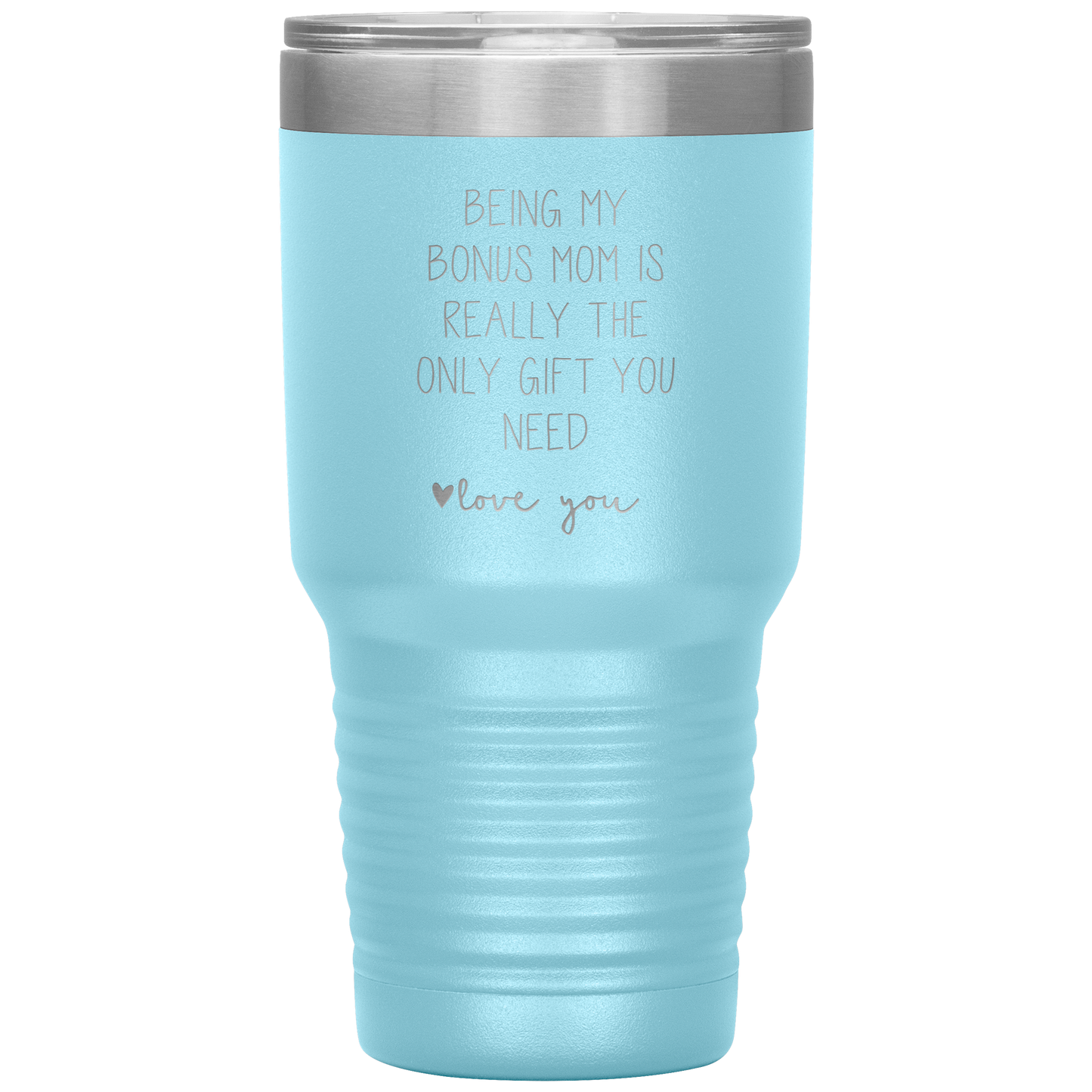 Bonus Mom Tumbler, Bonus Mom Gifts, Travel Coffee Mug, Birthday Gifts for Men and Women