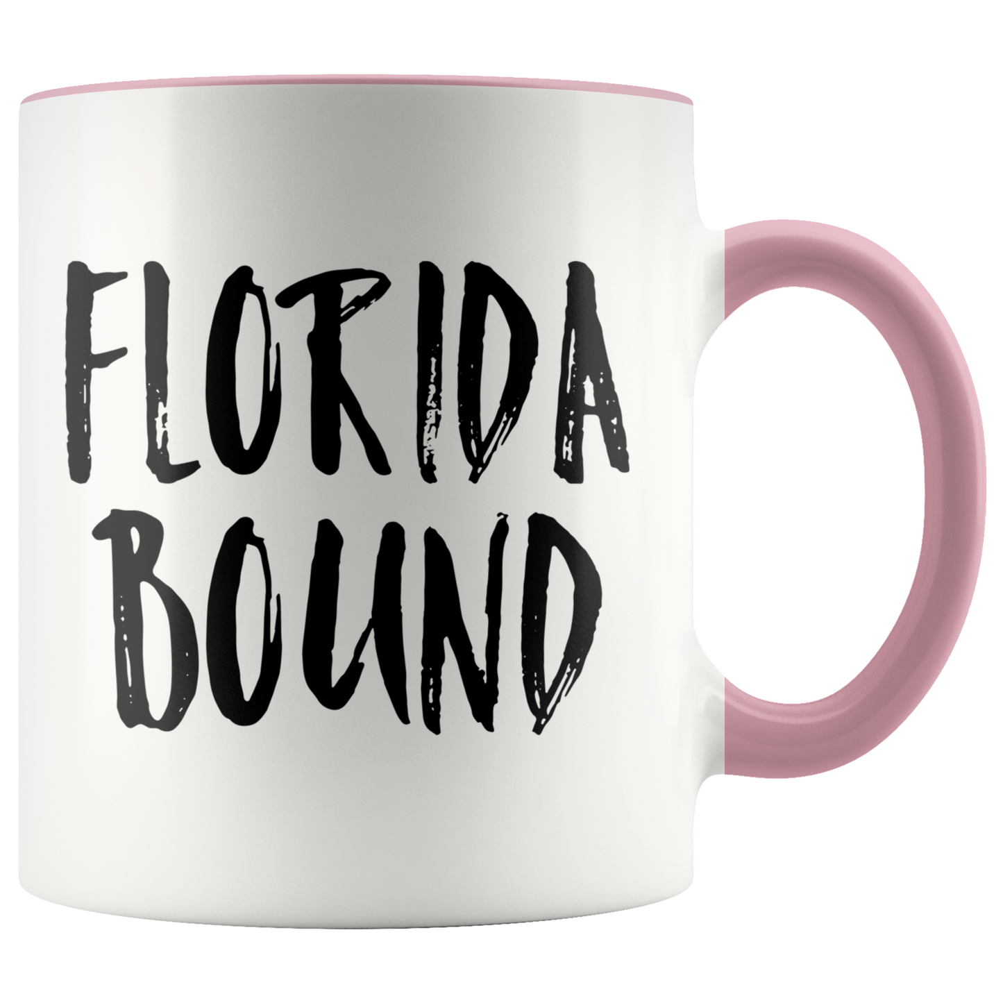 Moving to Florida Gifts, Moving Away Coffee Mug, Two Tone Accent Cup, Birthday Gift for Men and Women