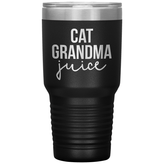 Verre de mamie de chat, cadeaux de mamie de chat, chope de café de voyage, cadeaux d'anniversaire pour les hommes et les femmes