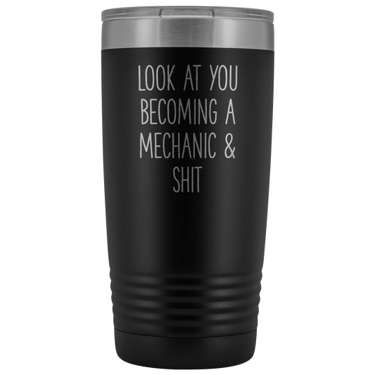 MECHANIC TUMBLER Funny Mechanic Gift Mechanic Mom and Dad Coffee Mug Best Friend Cup Sister Birthday Gifts Brother Mugs