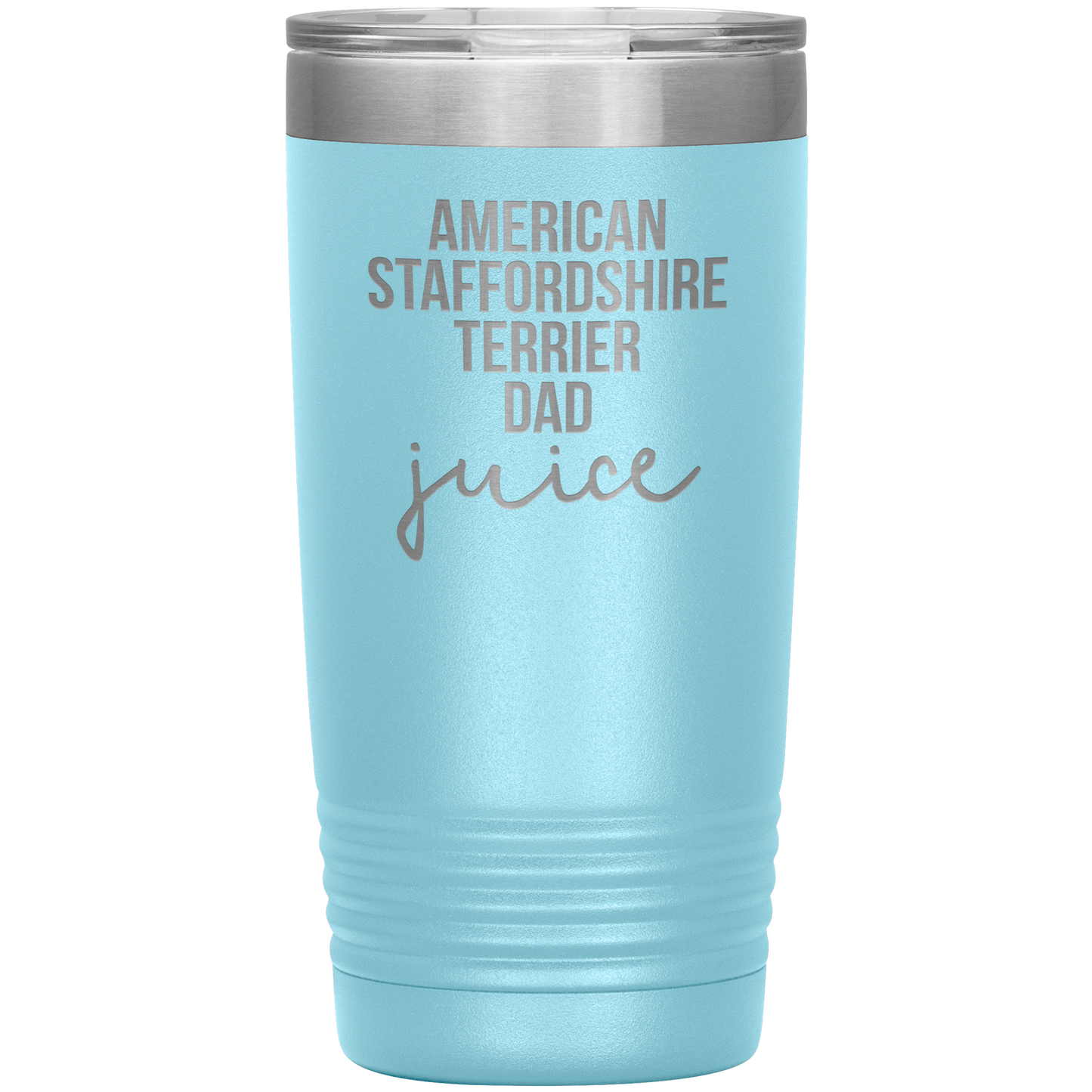 American Staffordshire Terrier Dad Tumbler, Funny Travel Coffee Mug, Birthday Gifts for Men and Women