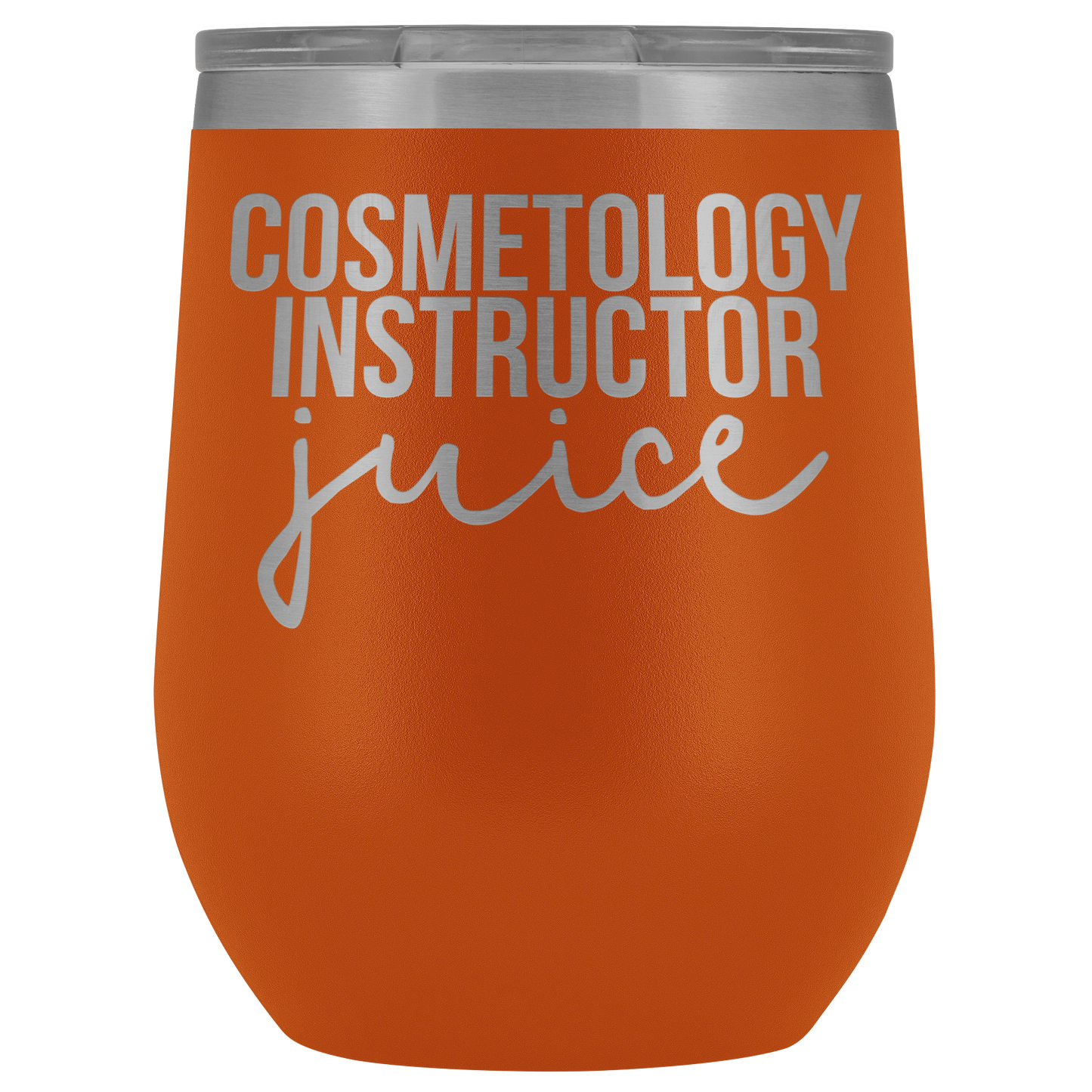 Cosmetology Instructor Gifts, Cosmetology Instructor Wine Tumbler, Cup, Funny Birthday Gifts for Men and Women