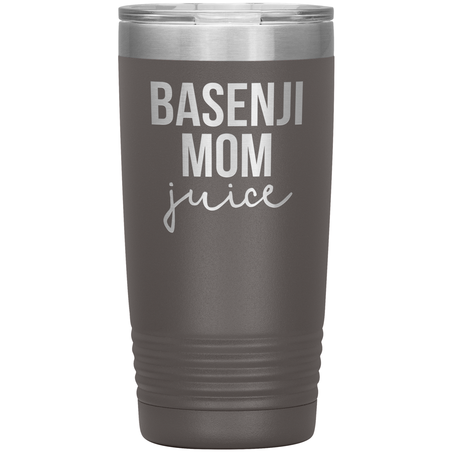 Basenji Mom Tumbler, Funny Travel Coffee Mug, Birthday Gifts for Men and Women