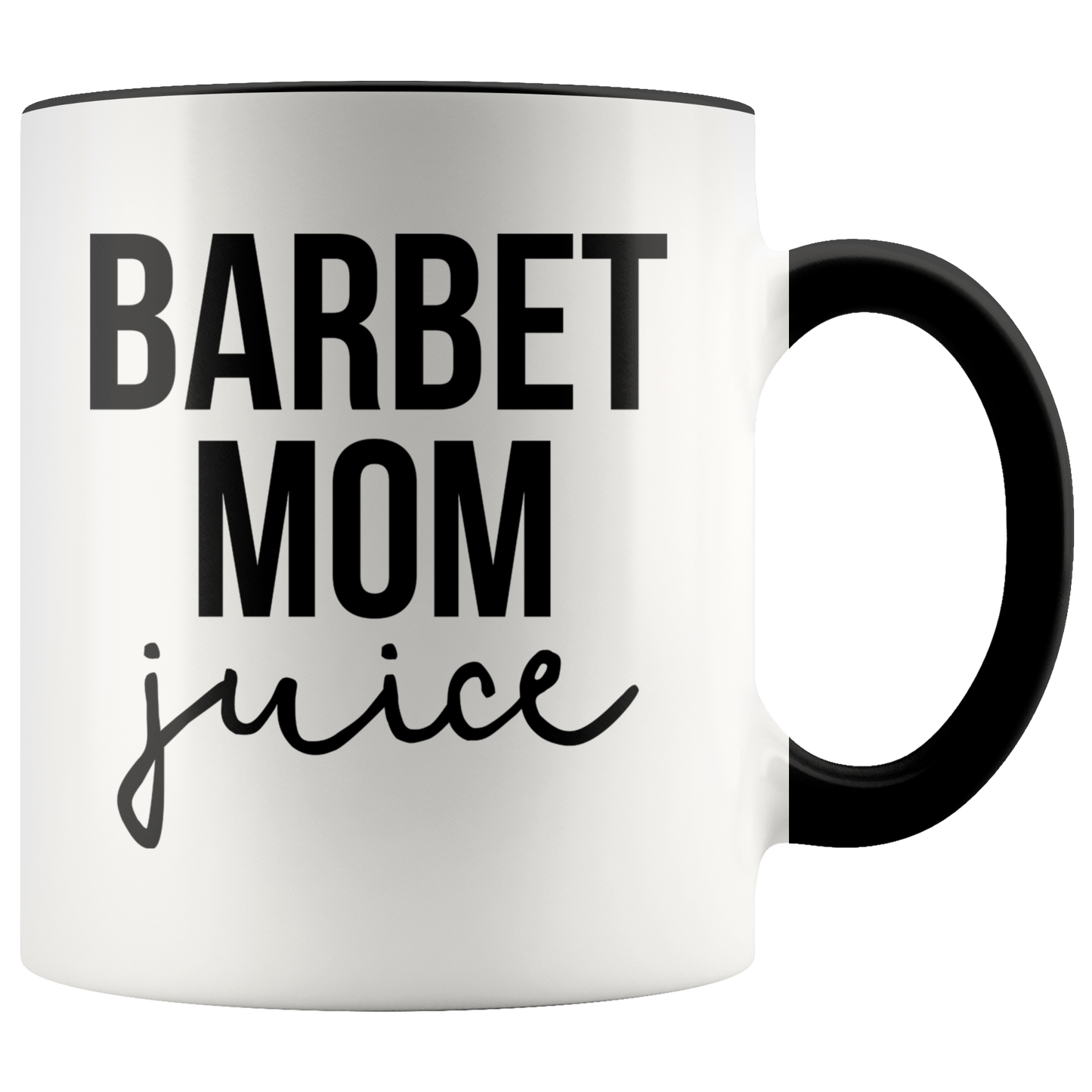 Barbet Mom Gifts, Coffee Mug, Two Tone Accent Cup, Birthday Gift for Men and Women