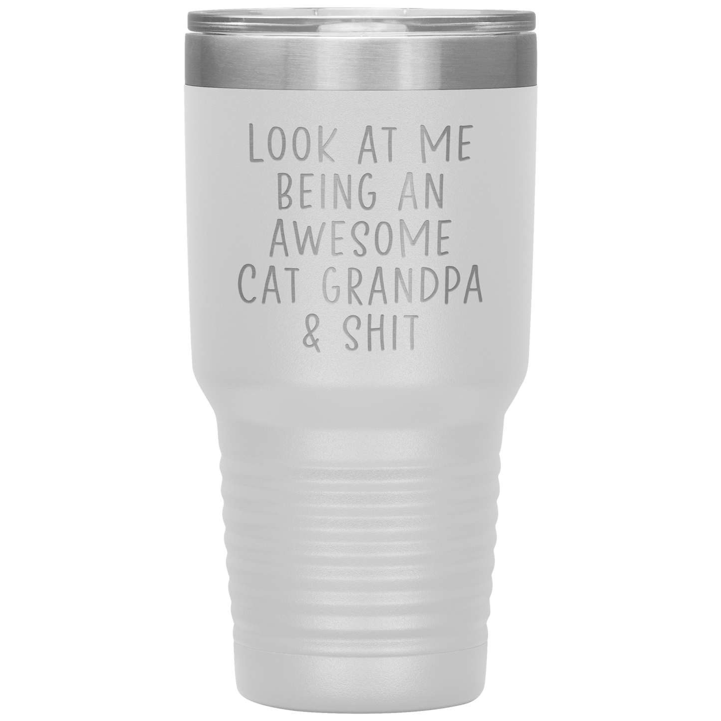 Cat Grandpa Gifts, Coffee Mug, Tumbler, Birthday Gifts for Men and Women