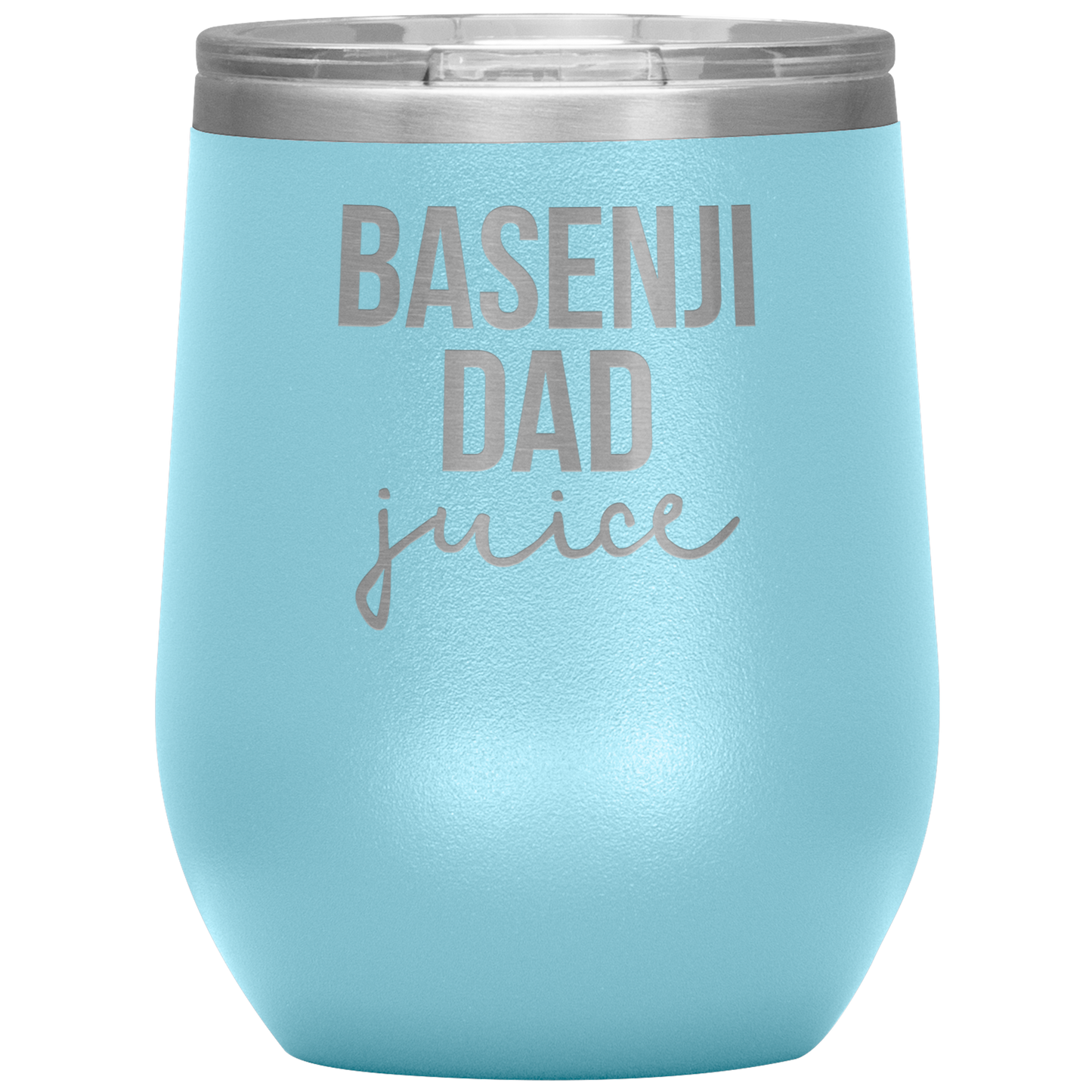 Basenji Dad Wine Tumbler, Funny Travel Wine Cup, Birthday Gifts for Men and Women