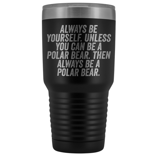 Tumbler Polar Bear Dons Polar Bear, Mug de l'ours polaire