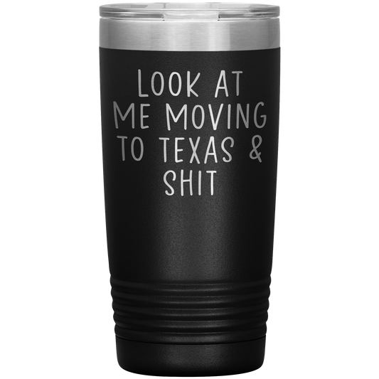 Trasferirsi in Texas Gifts, Moving to Texas Coffee Mug, Tumbler, Compleanno Regali per Uomini e Donne