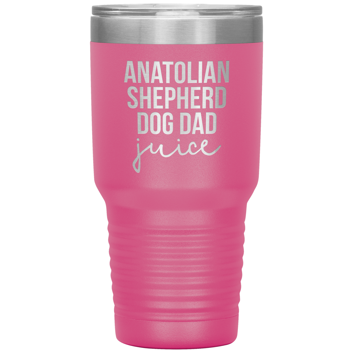 Anatolian Shepherd Dog Dad Tumbler, Funny Travel Coffee Mug, Birthday Gifts for Men and Women