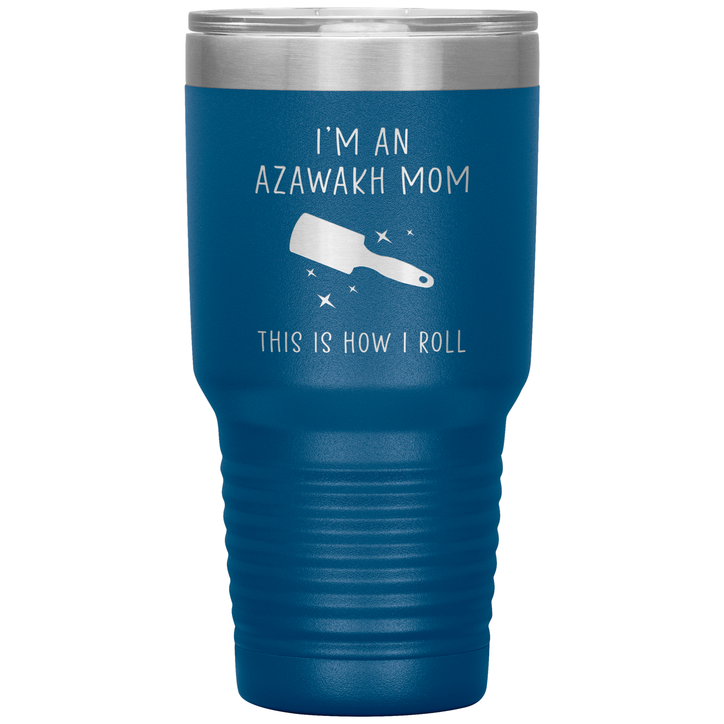 Azawakh Mom Tumbler, Funny Travel Coffee Mug, Birthday Gifts for Men and Women