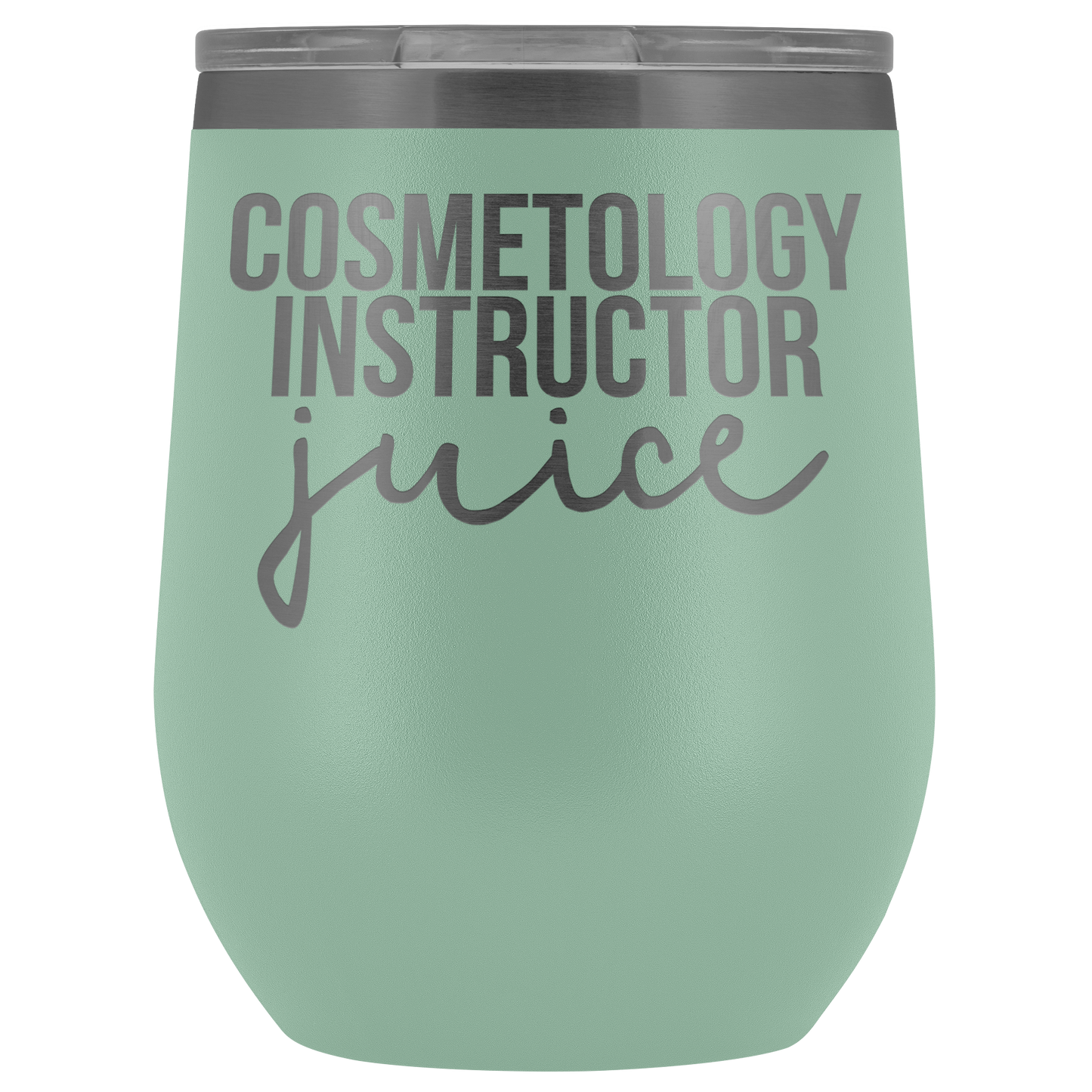 Cosmetology Instructor Gifts, Cosmetology Instructor Wine Tumbler, Cup, Funny Birthday Gifts for Men and Women