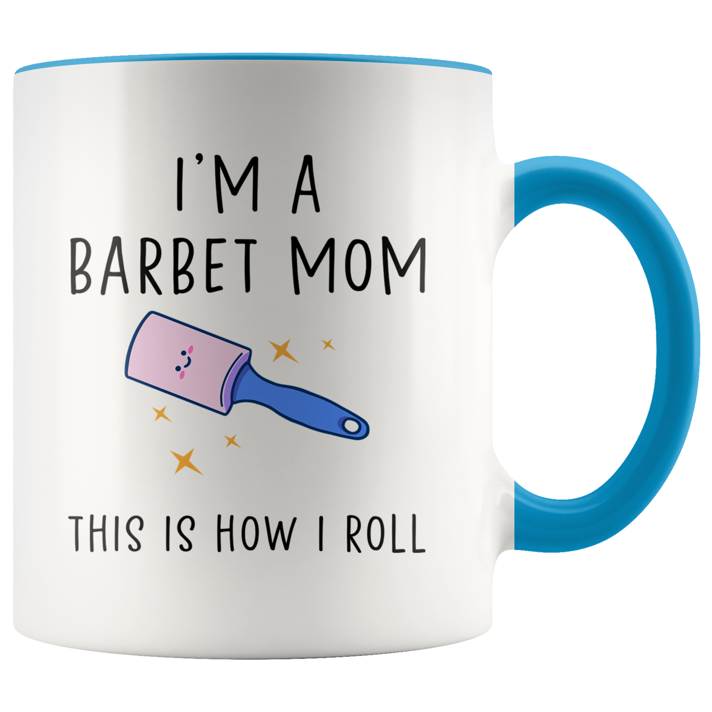 Barbet Mom Gifts, Coffee Mug, Two Tone Accent Cup, Birthday Gift for Men and Women